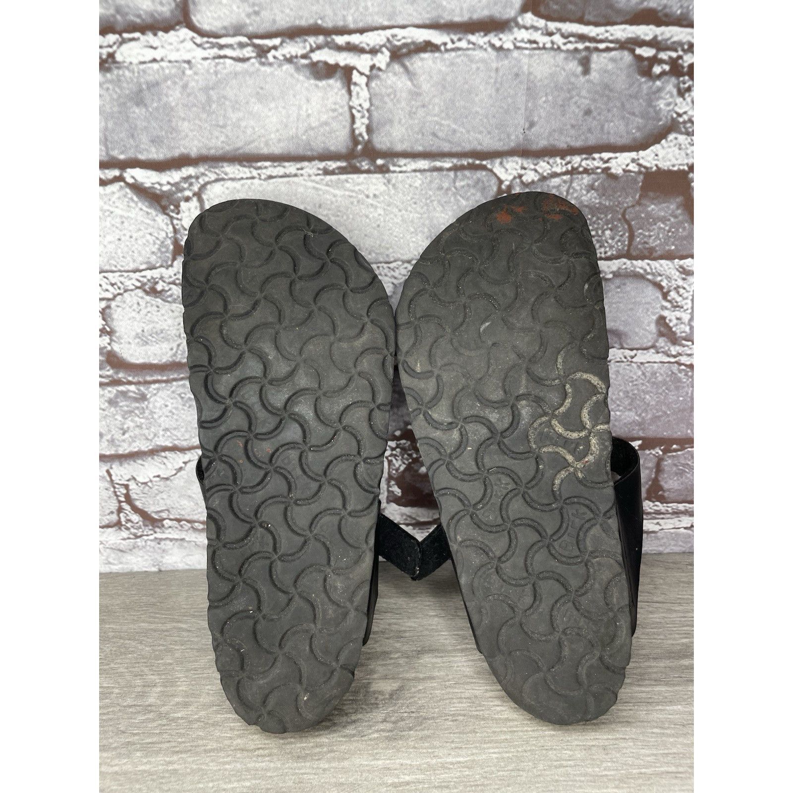 Birkenstock Birkenstock Gizeh Black Leather Thong Cork Strap Sandals Wom Size US 6 / IT 36 - 8 Thumbnail