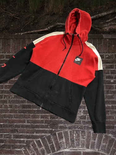 Nike × Vintage Vintage Nike Full Zip Boxy Hoodie Small Logo Size US M / EU 48-50 / 2 - 1 Thumbnail