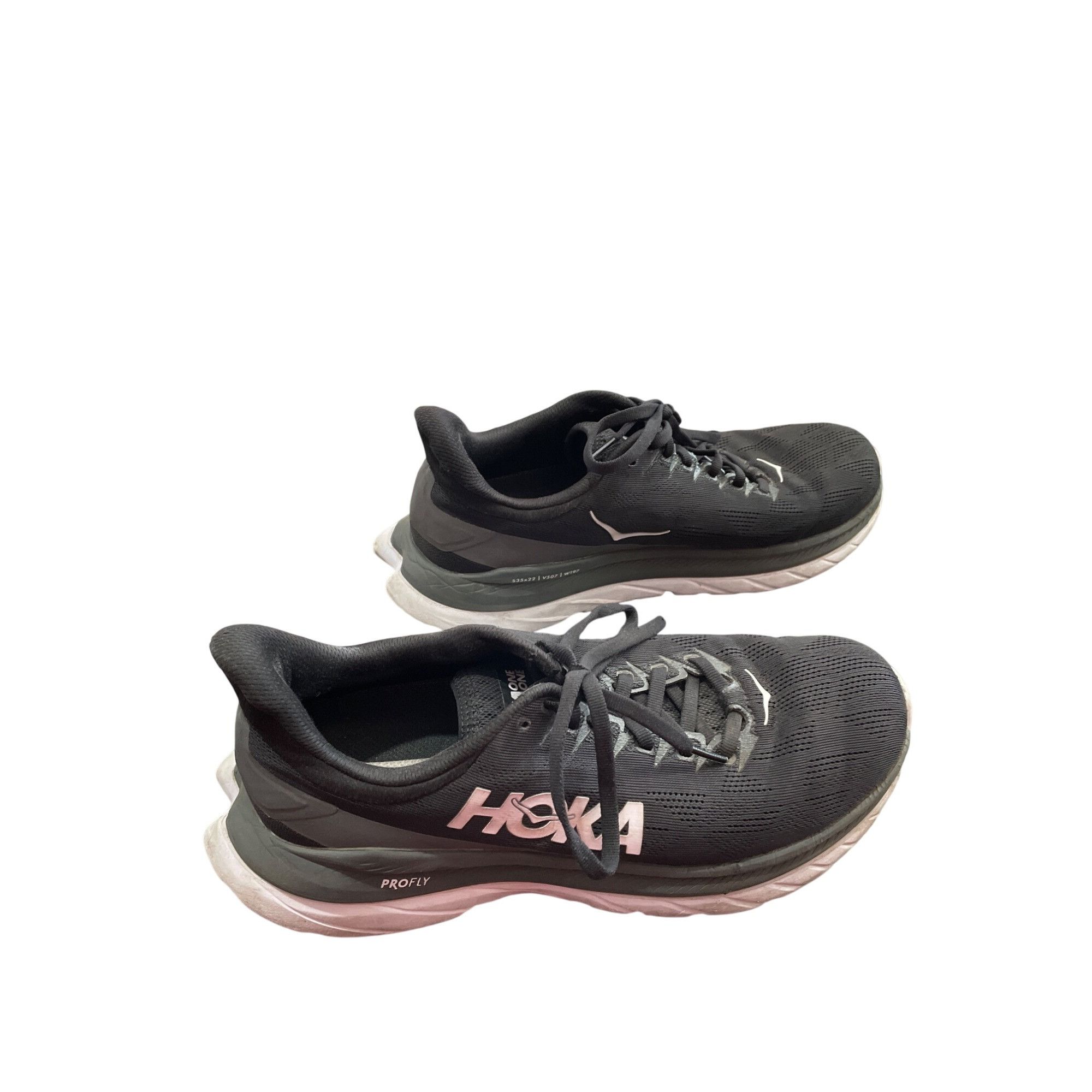 Hoka Hoka Mach 4 Profly Mens black white running shoes Size 9.5B Size US 9.5 / EU 42-43 - 3 Thumbnail