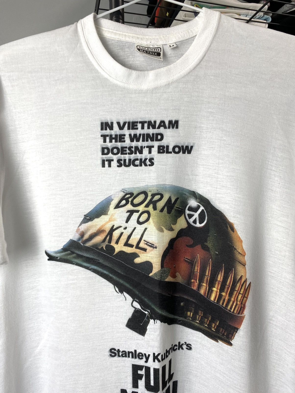 Other Ultra RARE 80s Vintage Full Metal Jacket T Shirt Kubrick Size US M / EU 48-50 / 2 - 2 Thumbnail