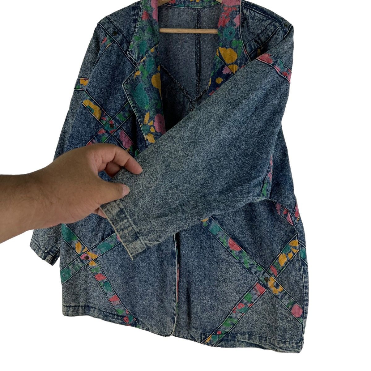 Japanese Brand 🔥VINTAGE DENIM BIKER JACKET RARE ISSEY MIYAKE STYLE Size US M / EU 48-50 / 2 - 5 Thumbnail