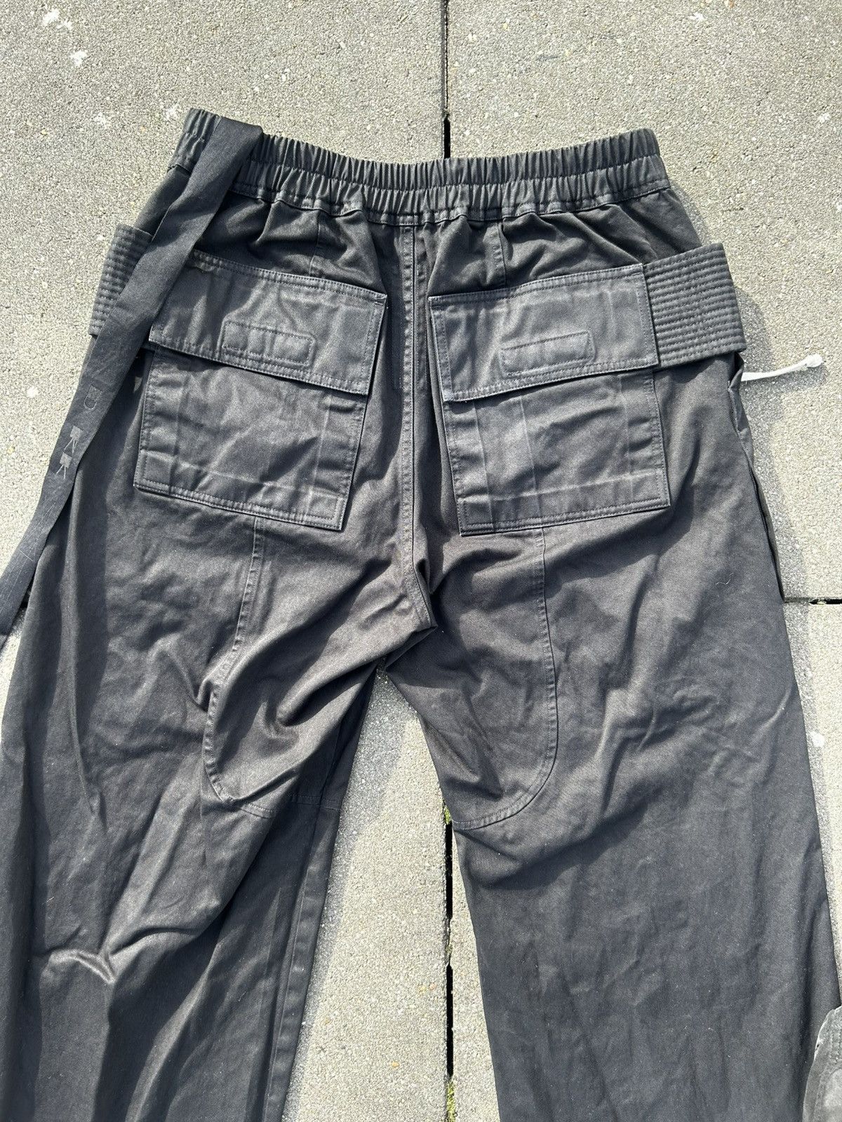 Rick Owens Drkshdw Rick Owens Creatch Straight-Leg Drawstring Cargo Trousers Size US 42 / EU 58 - 6 Thumbnail