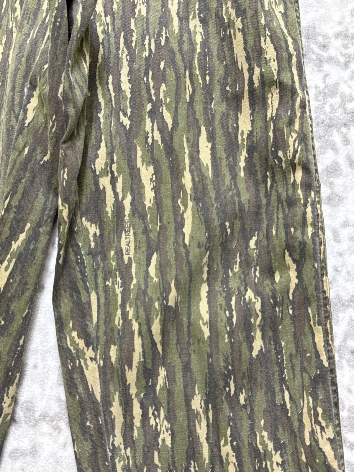 Realtree Vintage Spartan Realtree Camouflage Baggy Talon Zip Trouser Size US 29 - 6 Thumbnail