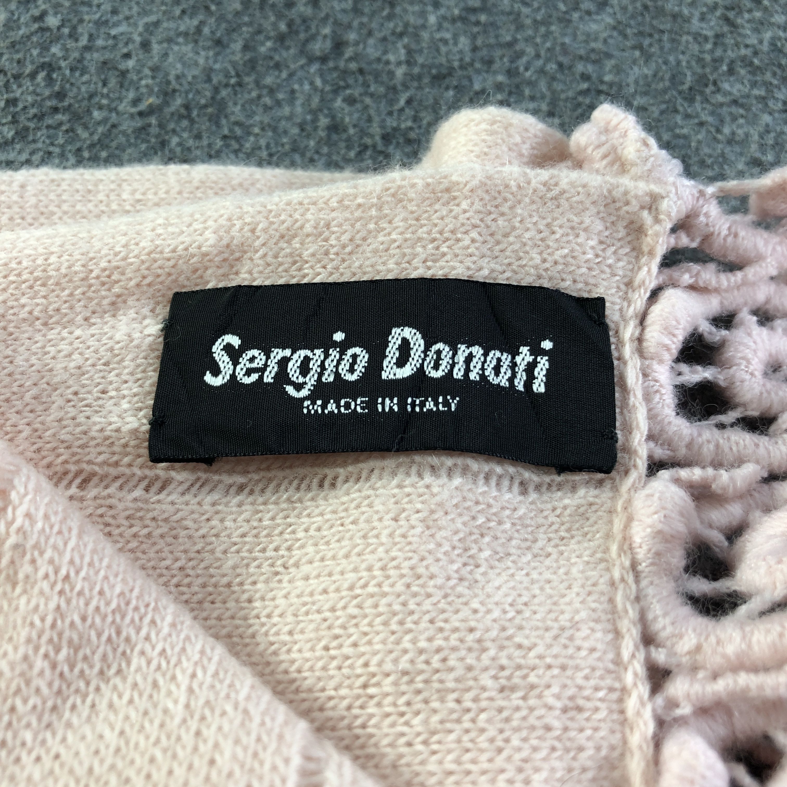 Vintage Sergio Donati Merino/Cashmere Scarf Muffler V2706 Size ONE SIZE - 5 Thumbnail