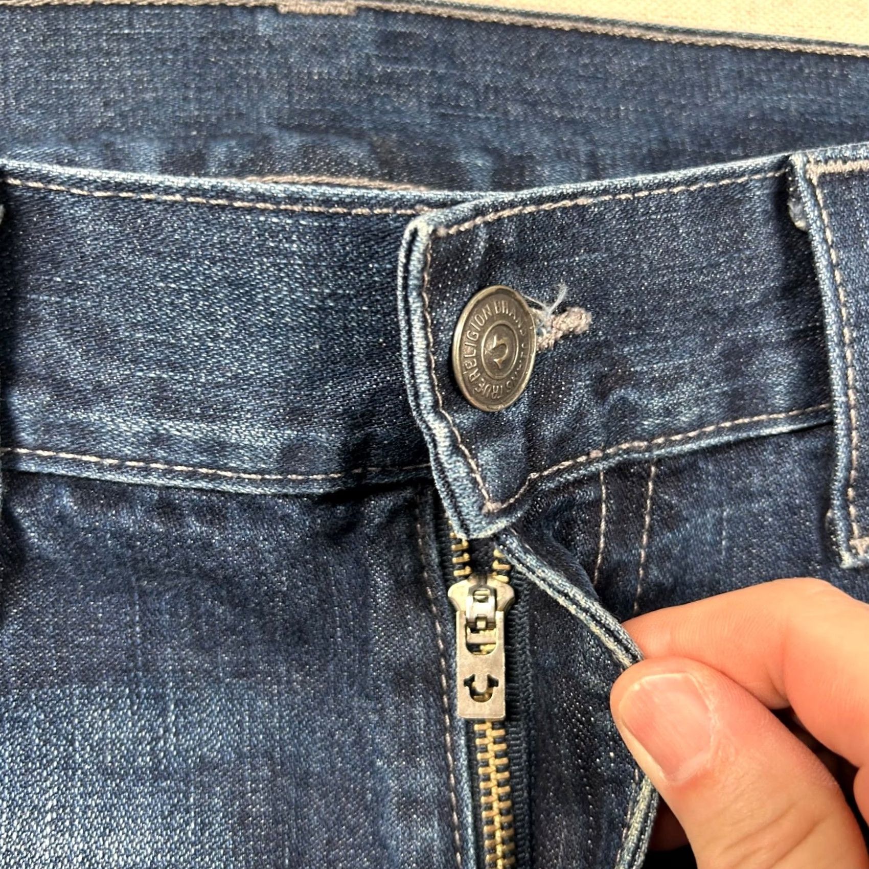 True Religion True Religion Jeans Mens 38 Regular 5-Pocket Denim Blue Straight Y2K Size US 38 / EU 54 - 7 Thumbnail