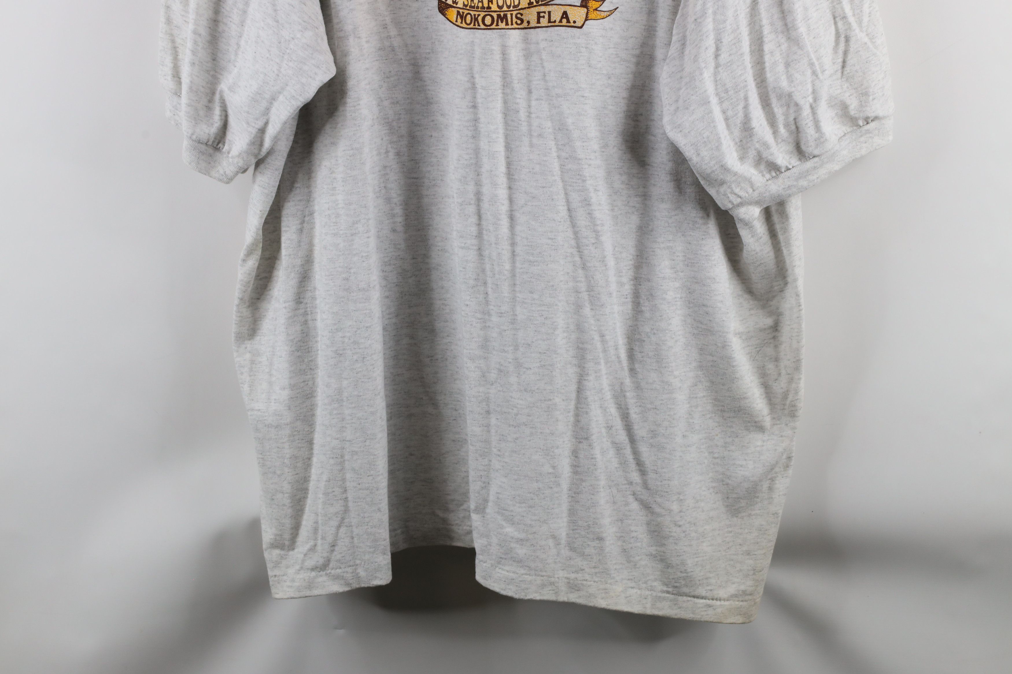 Vintage Vintage 90s Out Captain Eddies Seafood Restaurant Polo USA Size US XXL / EU 58 / 5 - 13 Thumbnail