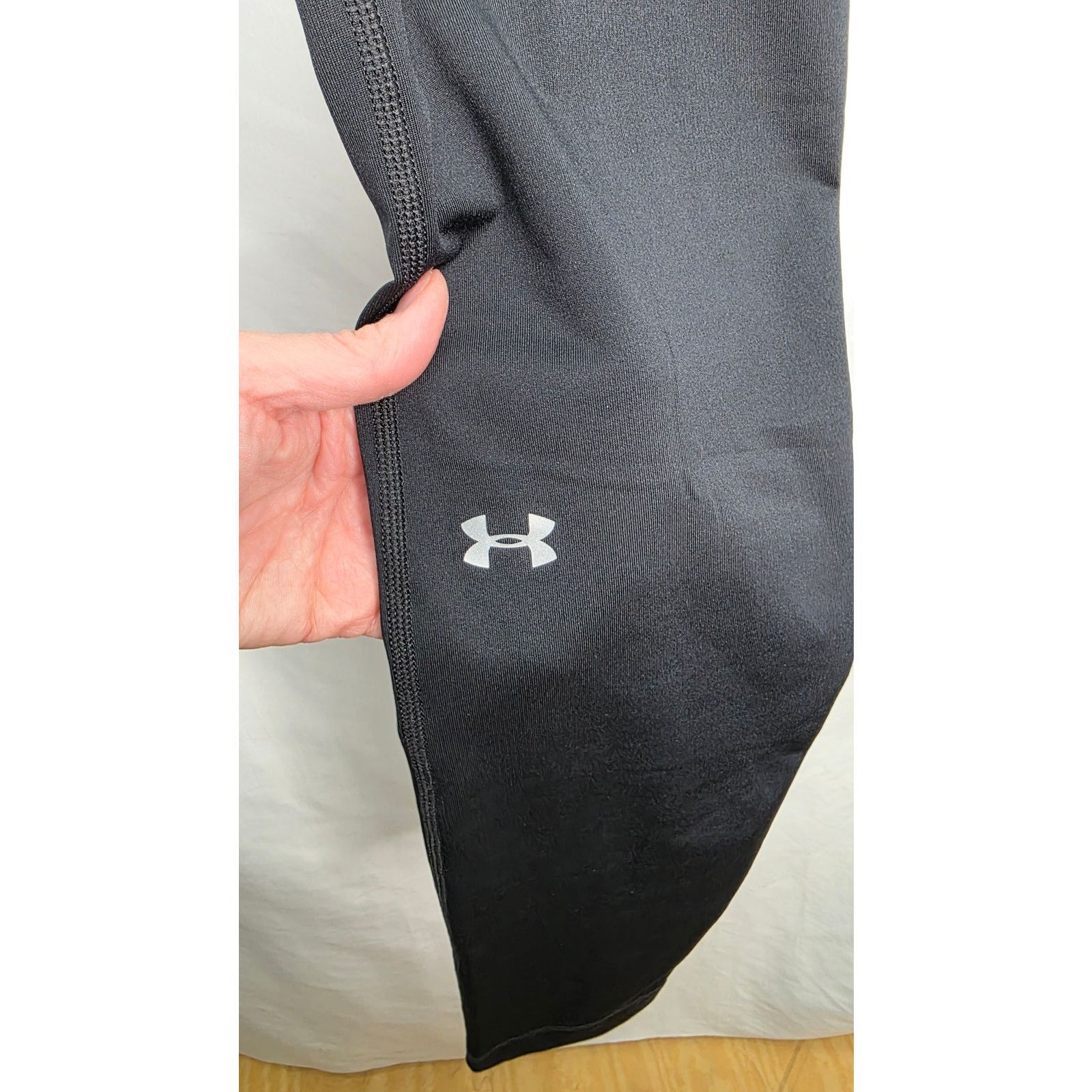 Under Armour Under Armour Black Cold Gear Elastic Waist Athletic Leggings Size 32" / US 10 / IT 46 - 6 Thumbnail