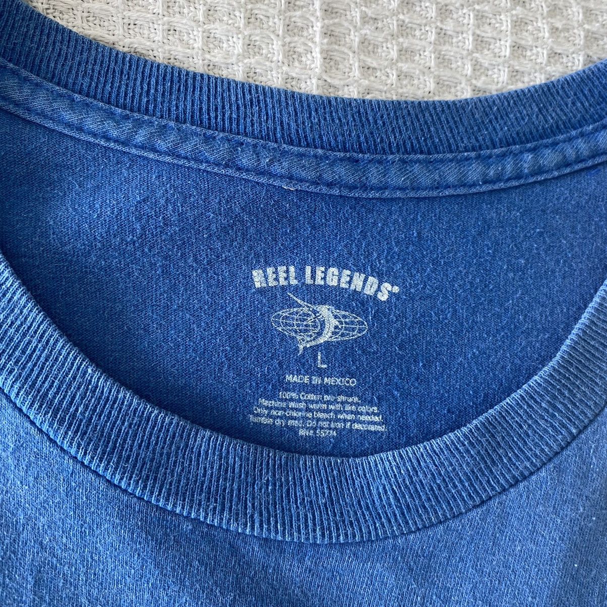 Vintage Thrashed Faded Vintage Reel Legends Fishing ERD GRUNGE TEE Size US L / EU 52-54 / 3 - 6 Thumbnail