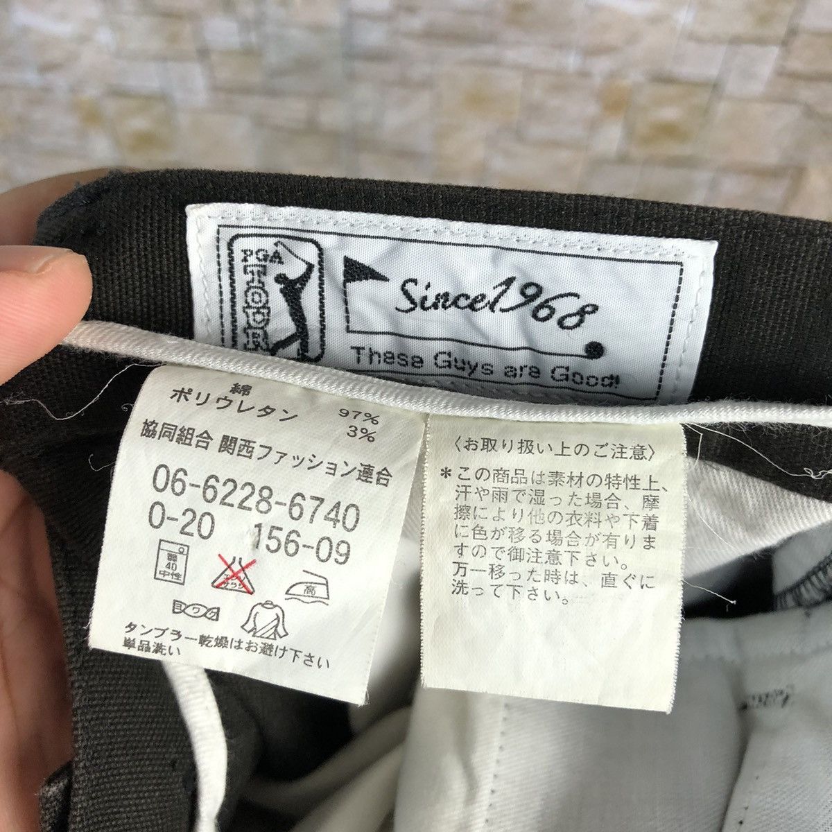 Japanese Brand × PGA Tour Pga Tour Dark Brown Cargo Multipocket Pants #A730 Size US 32 / EU 48 - 21 Thumbnail