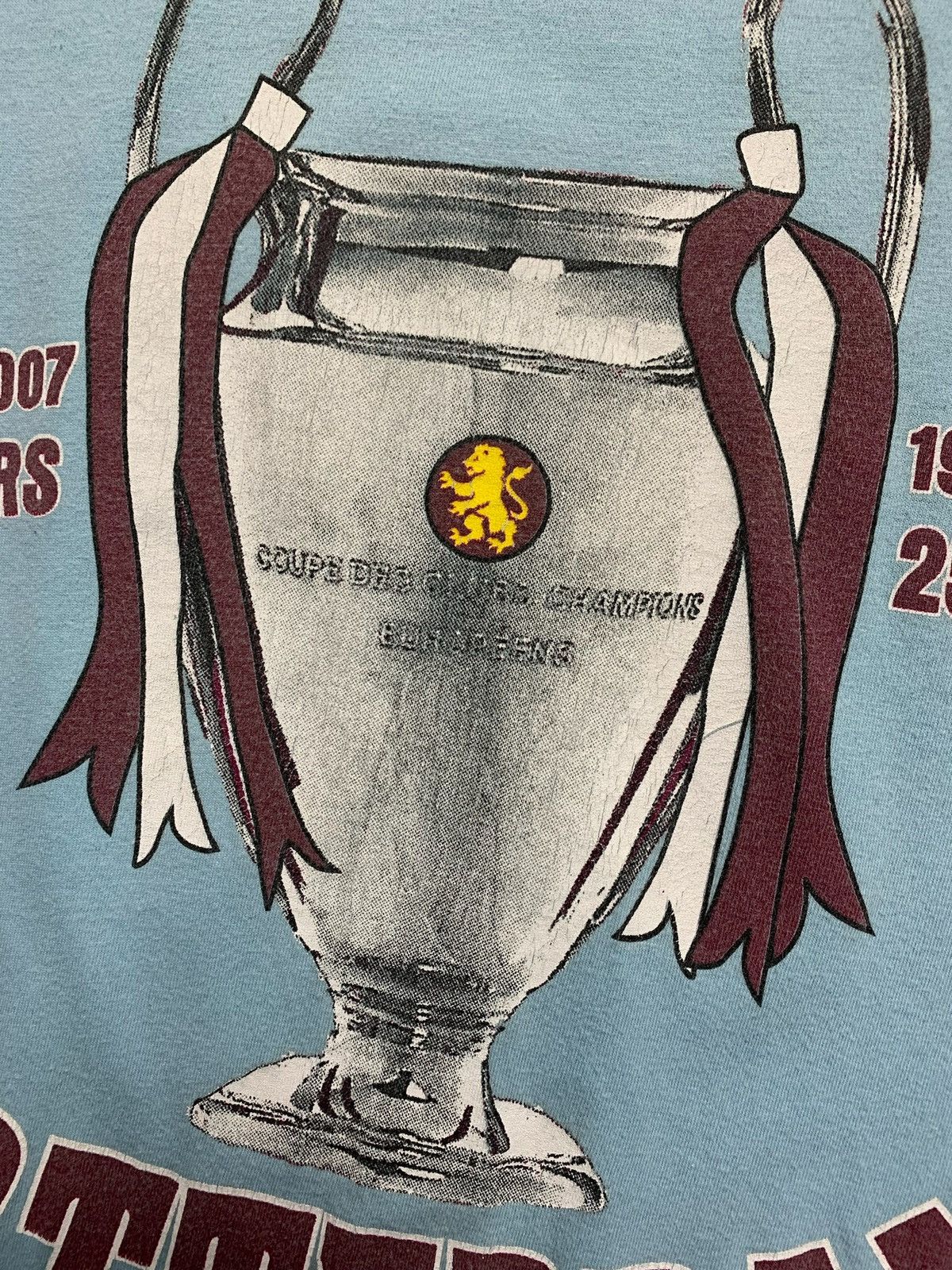 Vintage Vintage Aston villa soccer tee UEFA Champions Cup rare XL Size US XL / EU 56 / 4 - 7 Thumbnail