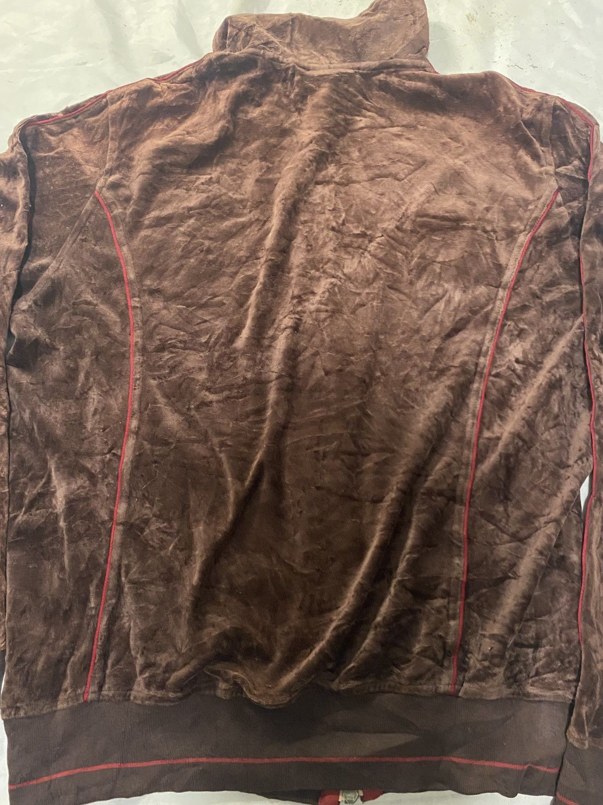 Calvin Klein Calvin Klein Japan Velour Track Jacket Onward Kashiyama L Size US L / EU 52-54 / 3 - 3 Thumbnail
