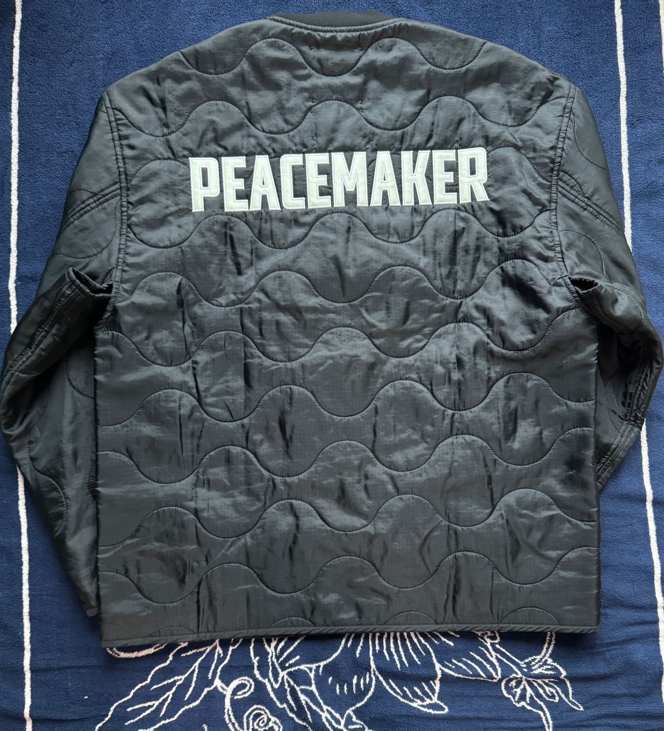 OAMC OAMC x Peacemaker Re:work Quilted Crewneck Black Jacket Size US L / EU 52-54 / 3 - 5 Thumbnail