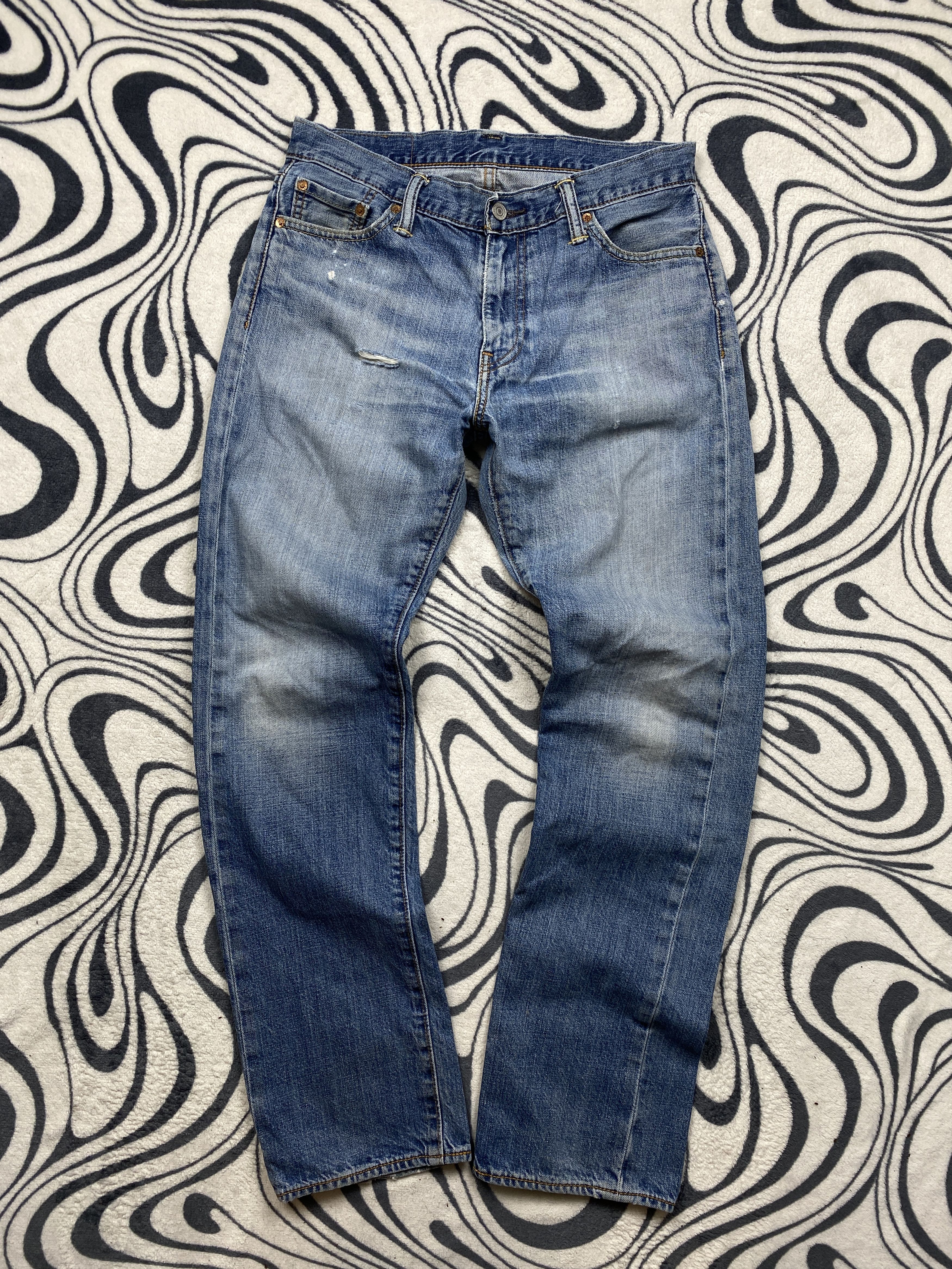 Levi's Levis 504 Vintage Distressed Denim Pants Jeans Size US 30 / EU 46 - 4 Thumbnail