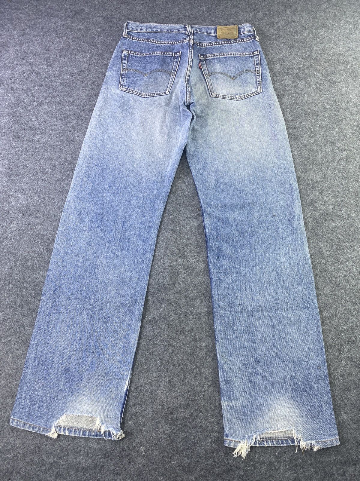 Jean × Levi's × Vintage VINTAGE LEVIS 503 DISTRESS BLUE WASH JEANS - J906 Size US 30 / EU 46 - 4 Thumbnail