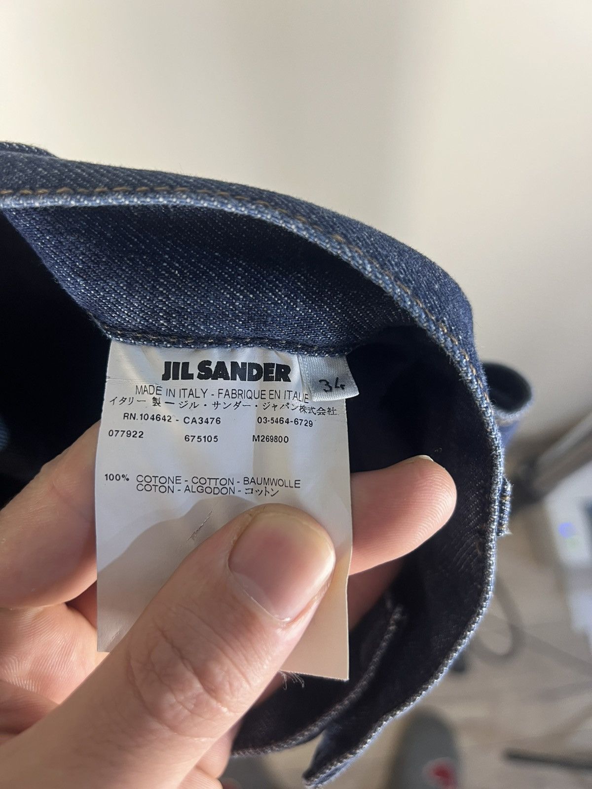 Jil Sander Jil Sander jeansy Straight fit Italy Size US 34 / EU 50 - 6 Thumbnail