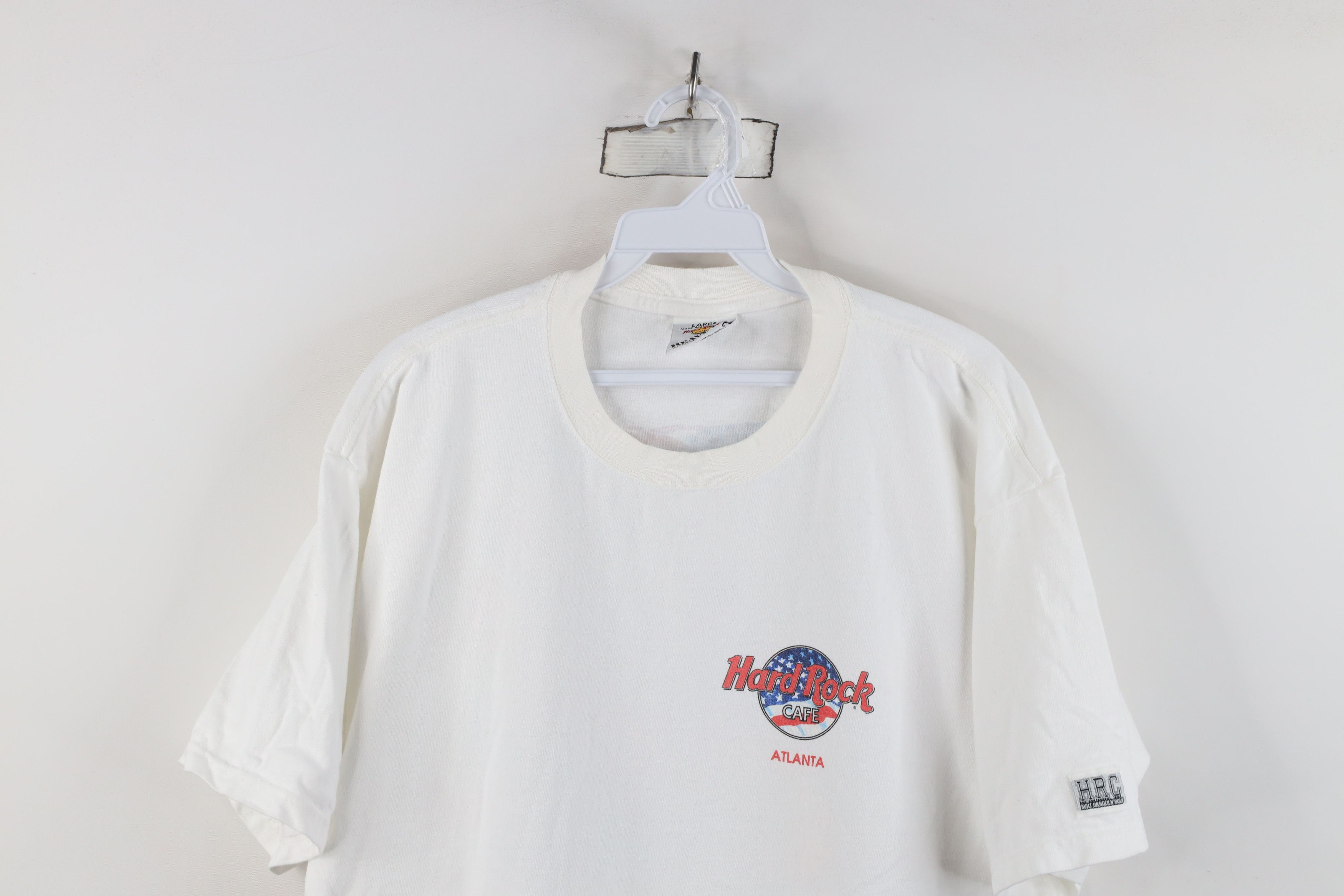 Hard Rock Cafe Vintage 90s Hard Rock Cafe Atlanta Short Sleeve T-Shirt USA Size US L / EU 52-54 / 3 - 2 Thumbnail