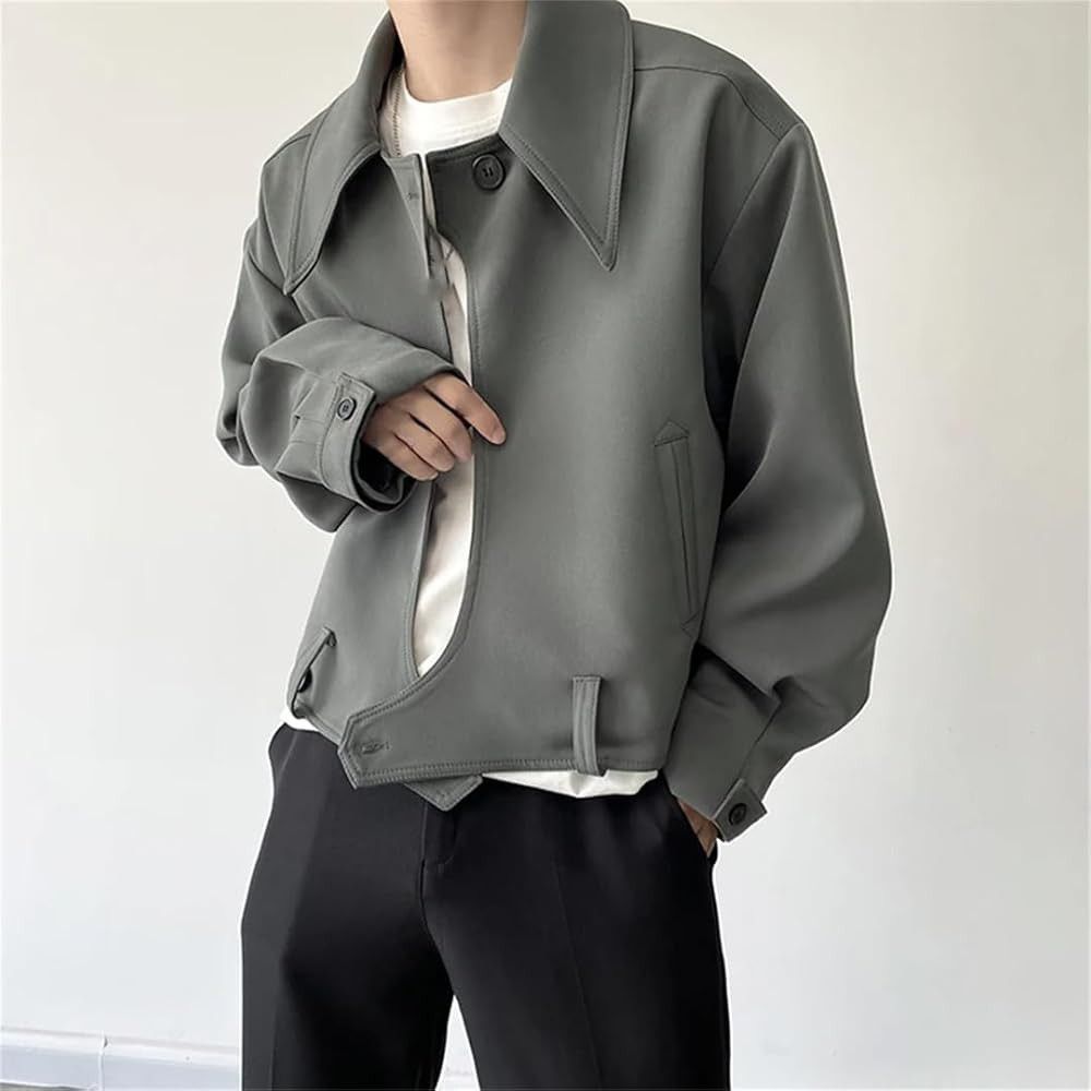 Designer × Vintage Design Khaki Collar Casual Trendy Jacket Size US M / EU 48-50 / 2 - 1 Thumbnail