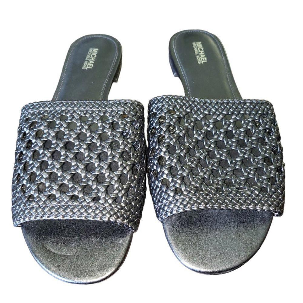 Michael Kors Michael Kors Black Leather Slippers 9.5 Size US 9.5 / IT 39.5 - 5 Thumbnail