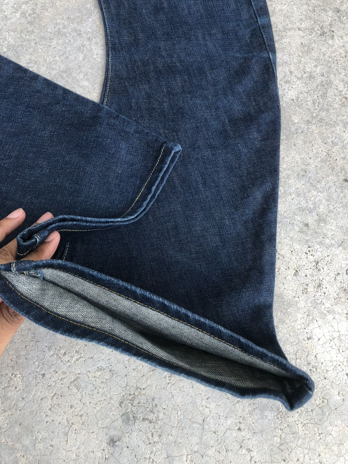 If Six Was Nine Japanese WJK Flared Jeans Bootcut Distressed J Cut Size US 31 - 13 Thumbnail