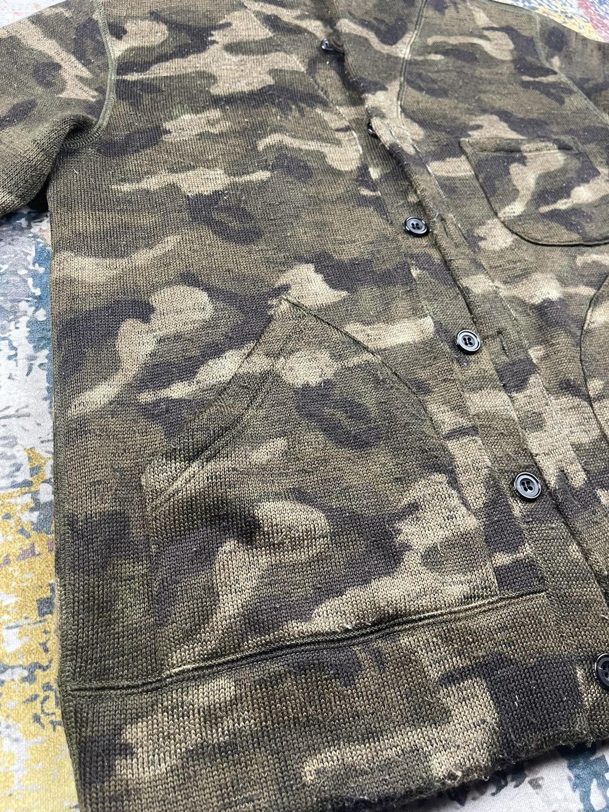 Beams Plus Beams Plus Camouflage Fleece Button Up Jackets Size US M / EU 48-50 / 2 - 6 Thumbnail