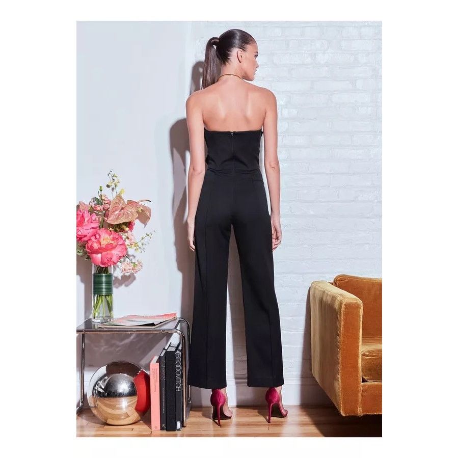 Fleur du Mal Fleur du Mal Bow Tie Jumpsuit black wool size 2 Size 26" / US 2 / IT 38 - 5 Thumbnail