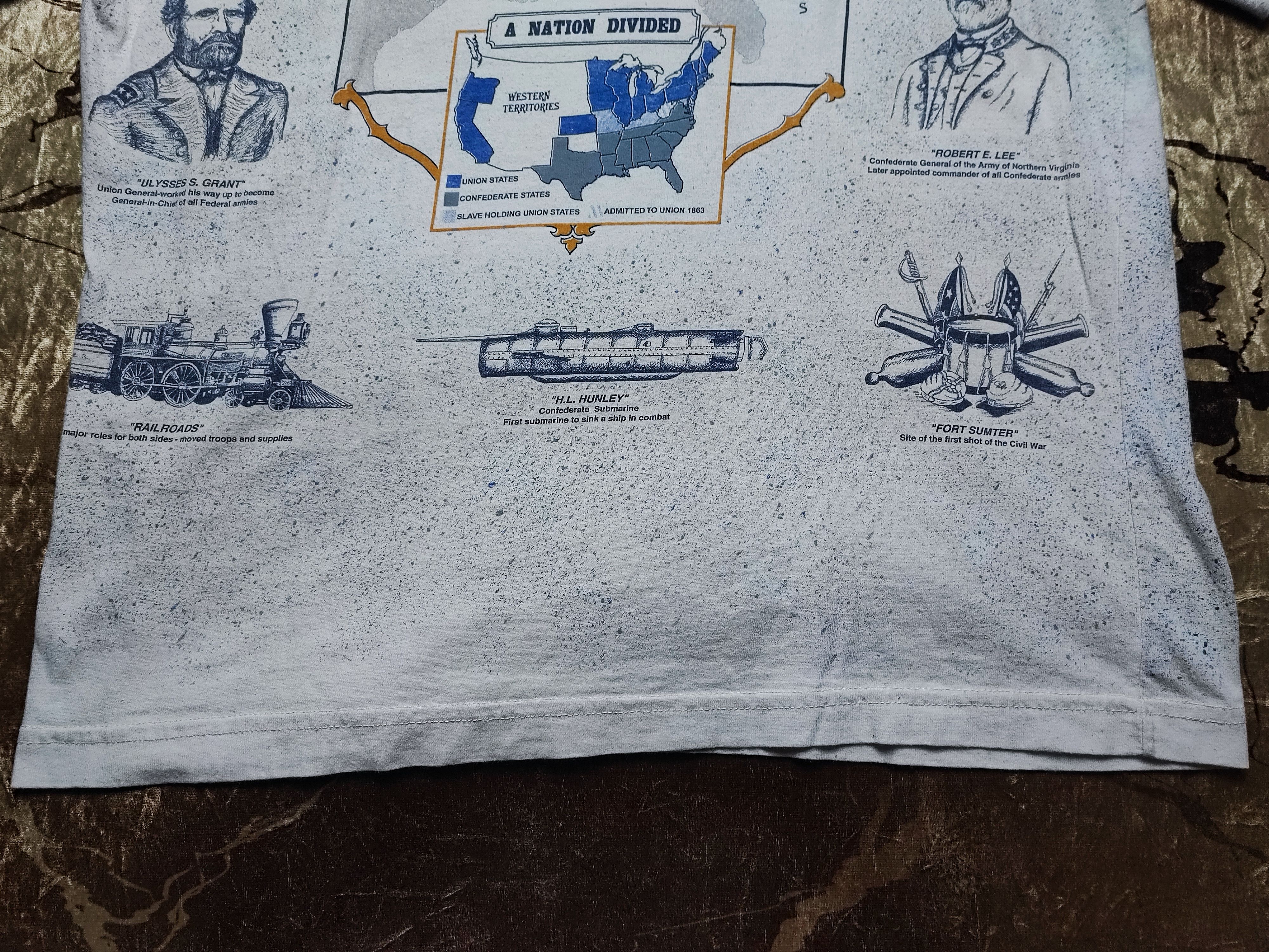 Vintage The Civil War AOP T-Shirt Size US M / EU 48-50 / 2 - 11 Thumbnail