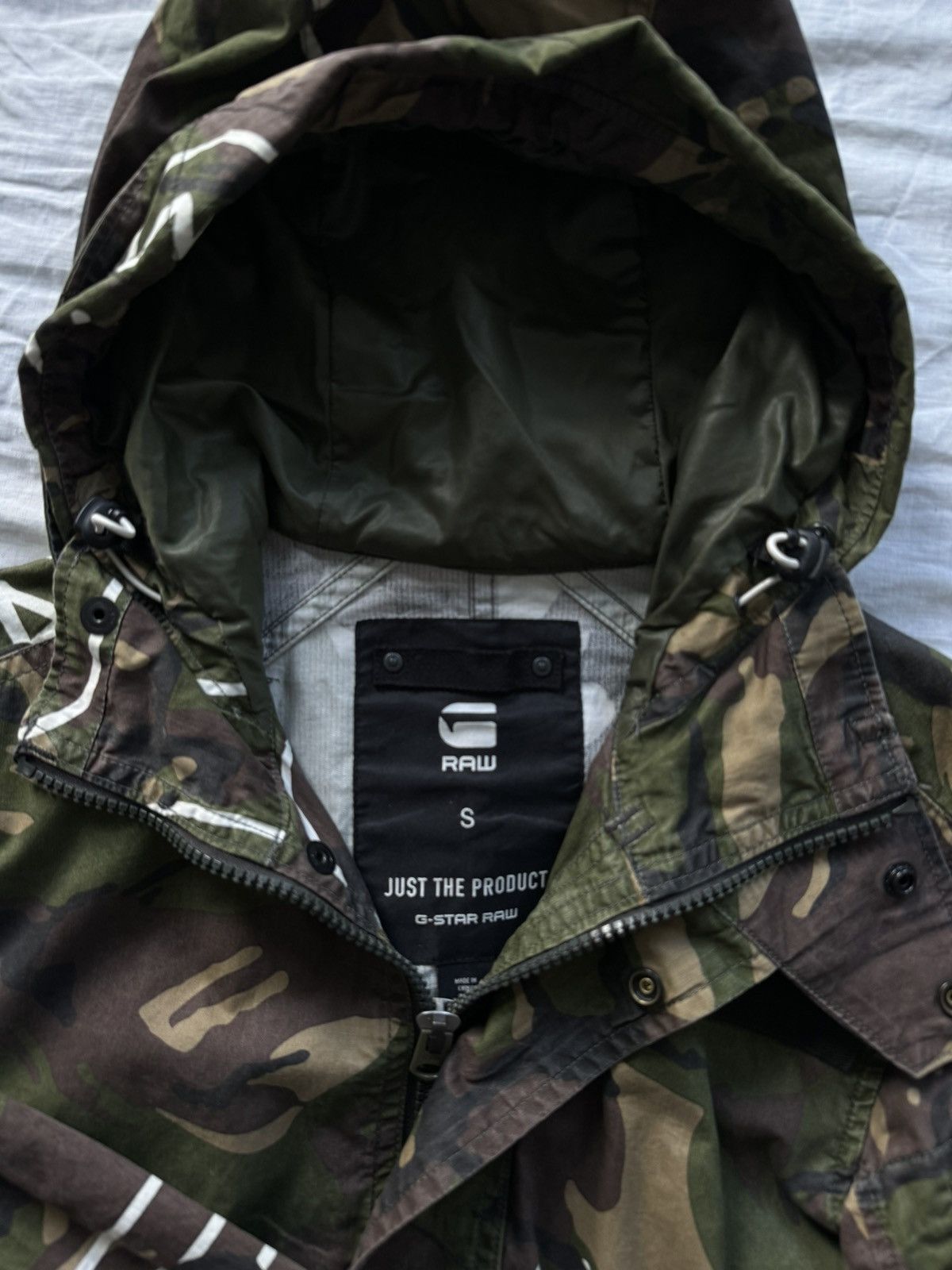 G-Star Gstar Raw Camo Parka Jacket Size US L / EU 52-54 / 3 - 4 Thumbnail