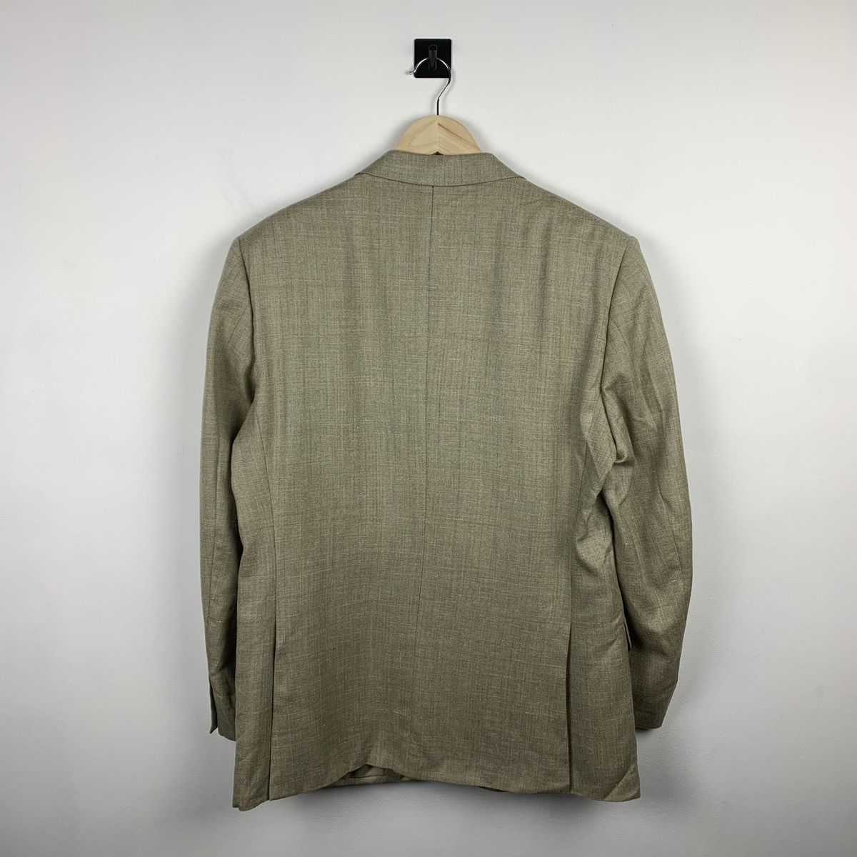 Ermenegildo Zegna Ermenegildo Zegna Wool Silk Linen Blazer 50R Made in Spain Size 50R - 8 Thumbnail