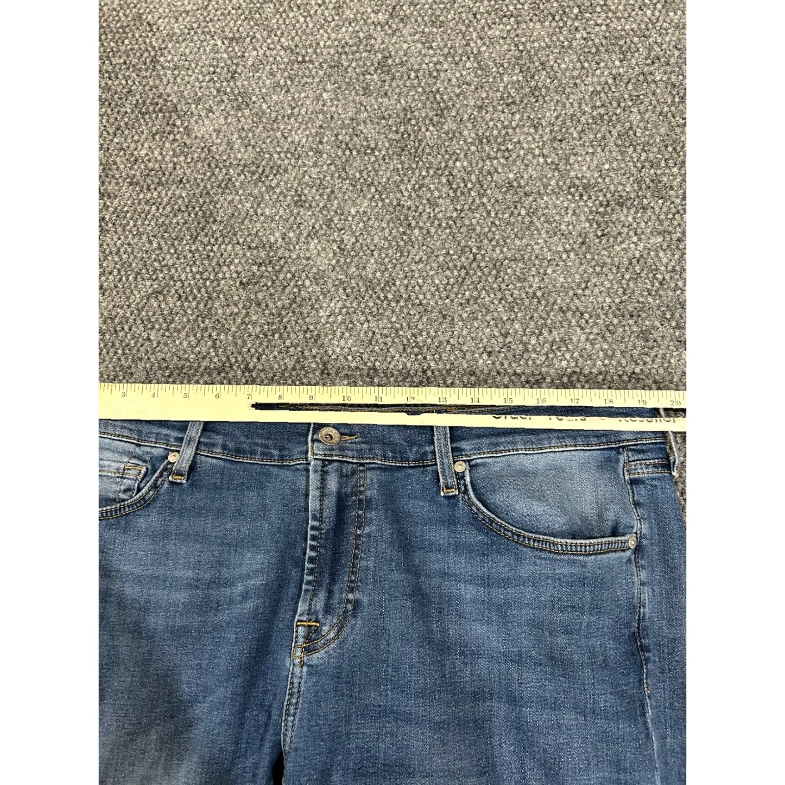 7 For All Mankind 7 For All Mankind Jeans Mens 38x31 Straight Denim Blue 7 For All Mankind Jeans 5-Pocket Regular Size 38 Blue Denim Size US 38 / EU 54 - 4 Thumbnail