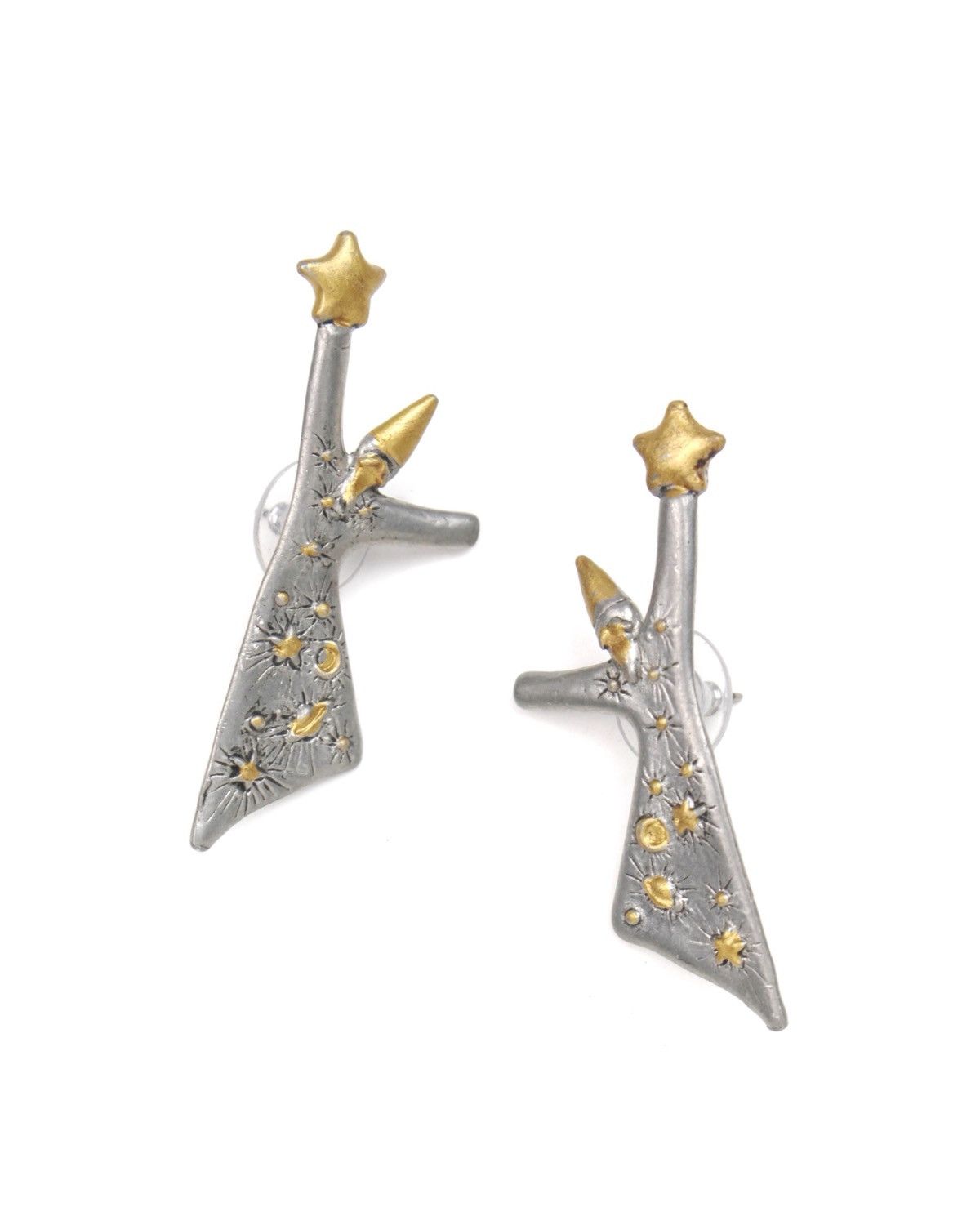 2000S JAPANESE MADE CELESTIAL GIRAFFE STUD EARRINGS