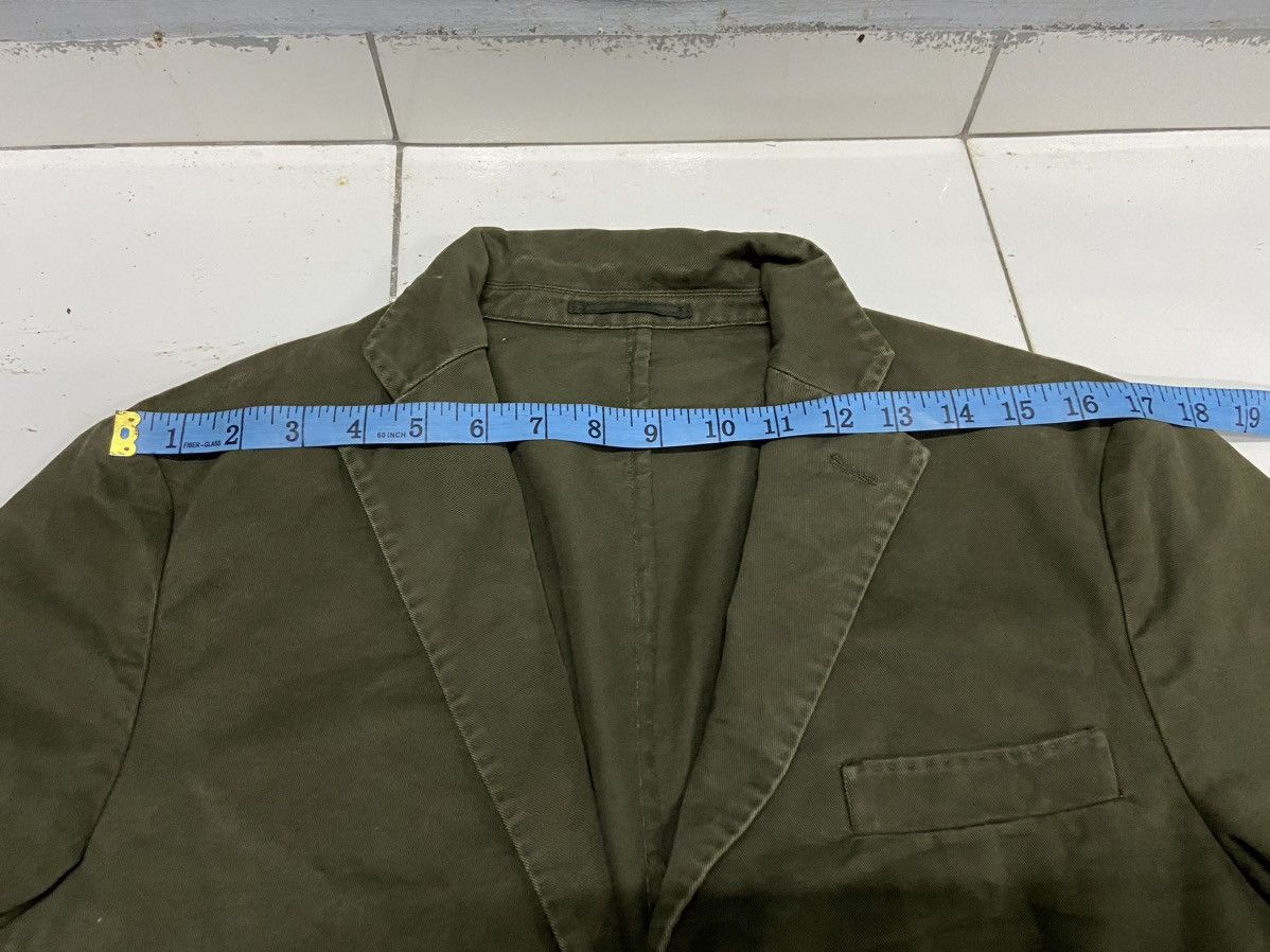 Uniqlo UNIQLO COTTON BLAZER ARMY GREEN Size 40L - 13 Thumbnail