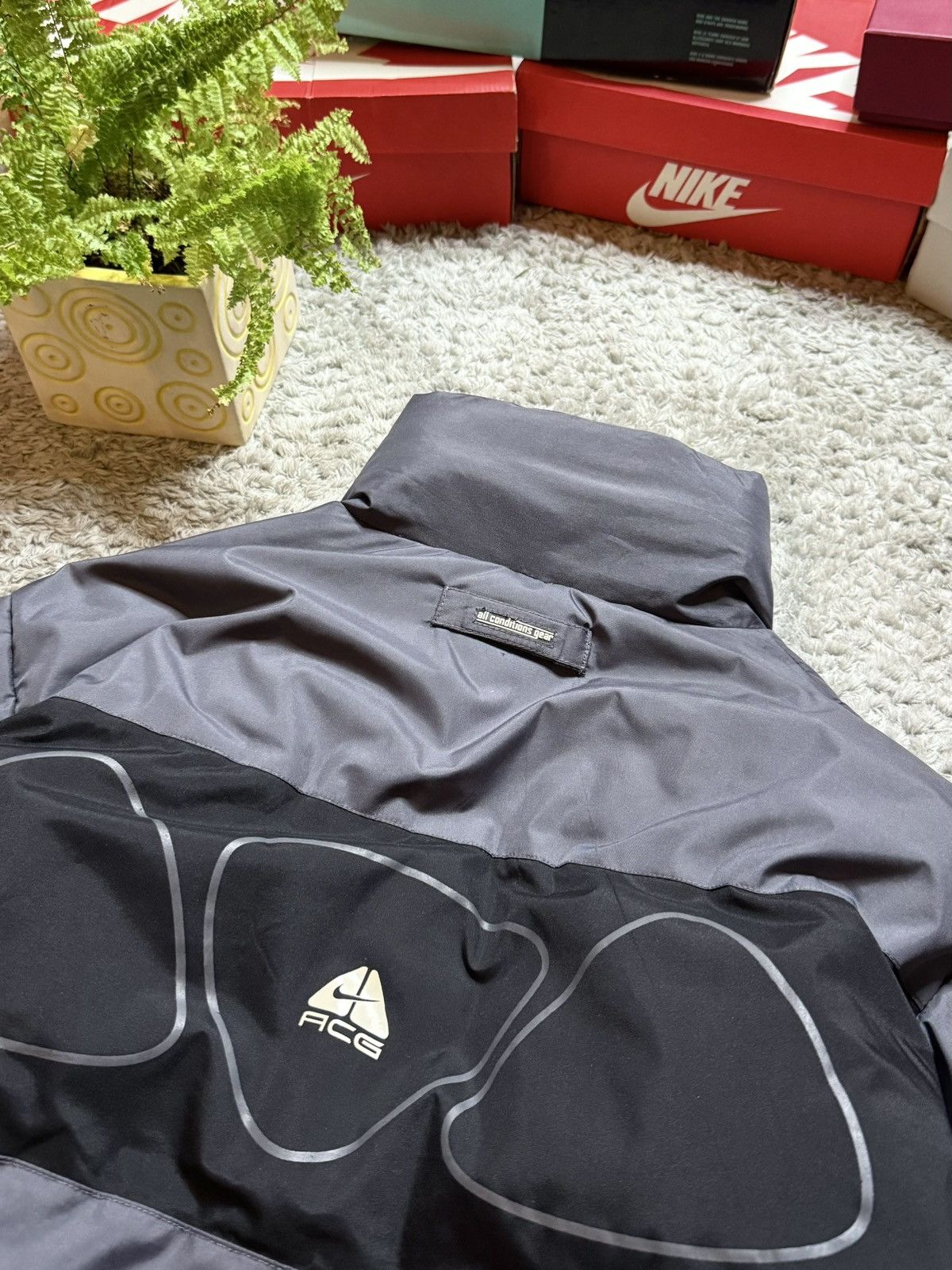 Nike ACG Nike ACG 90s 2 In 1 Puffer Rare Logo Drill Vintage Jacket Size US M / EU 48-50 / 2 - 2 Thumbnail