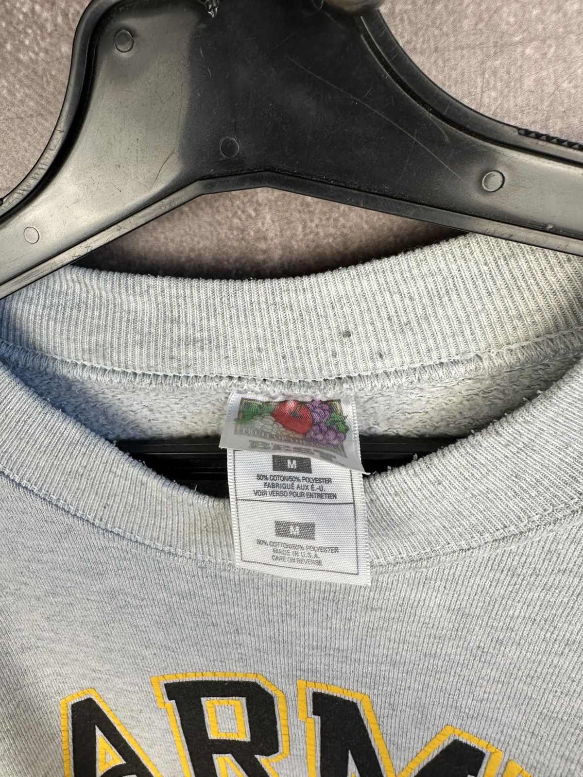 Vintage Vintage US Army United States Crewneck Sweatshirt Grey M Size US M / EU 48-50 / 2 - 5 Thumbnail