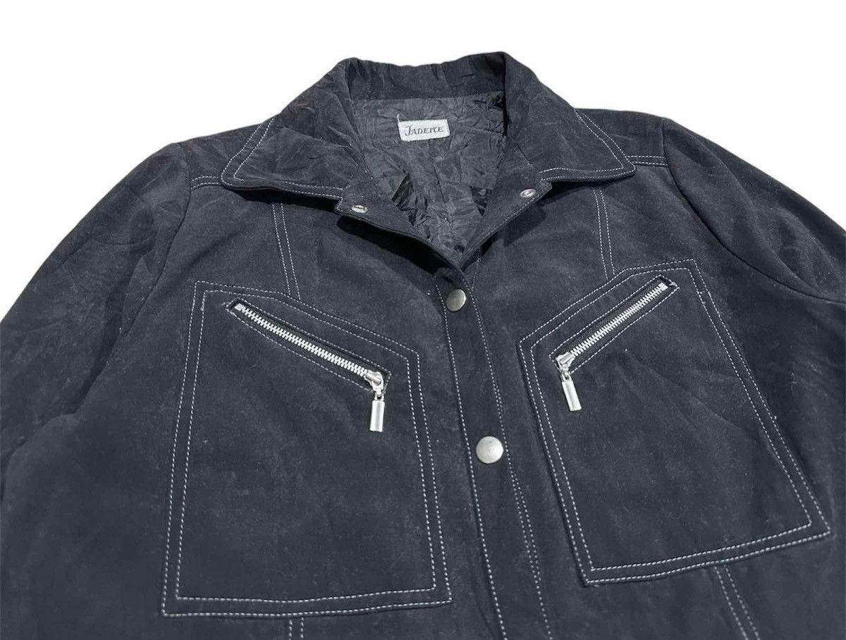 Hysteric Glamour × Japanese Brand × Seditionaries 🔥Sick Y2K Japanese Punk Velvet Shirt Zipper Goth Punk Size US XL / EU 56 / 4 - 6 Thumbnail