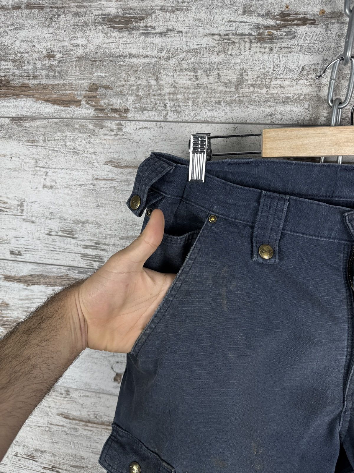 Carhartt Distressed Vintage Carhartt Workwear Double Knee Cargo pants Size US 34 / EU 50 - 16 Thumbnail