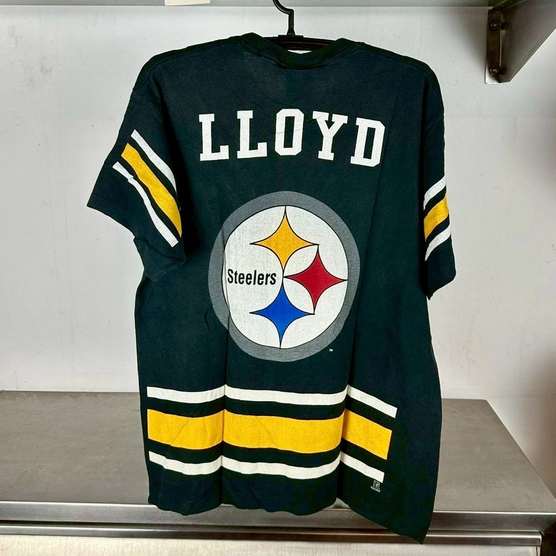 Vintage Vintage 90s Greg Lloyd Pittsburgh Steelers NFL AOP T-shirt Size US L / EU 52-54 / 3 - 3 Thumbnail