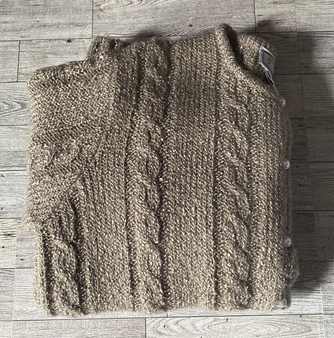 Vintage Jennifer Moore, Vintage, Champagne, Cable Knit Sweater Size S / US 4 / IT 40 - 2 Thumbnail
