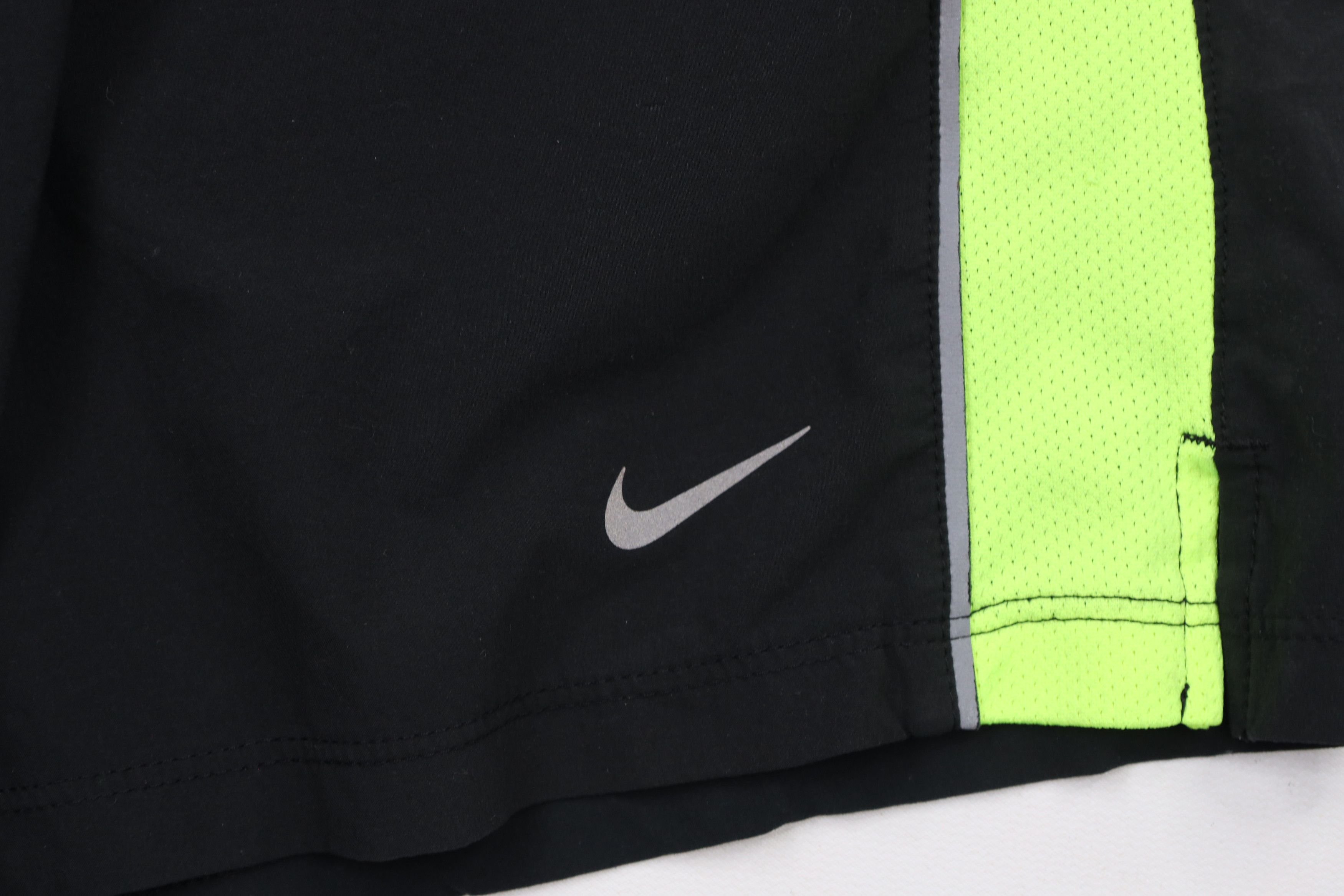 Nike × Vintage Vintage Nike Running Mini Swoosh Reflective Lined Shorts Size US 34 / EU 50 - 5 Thumbnail