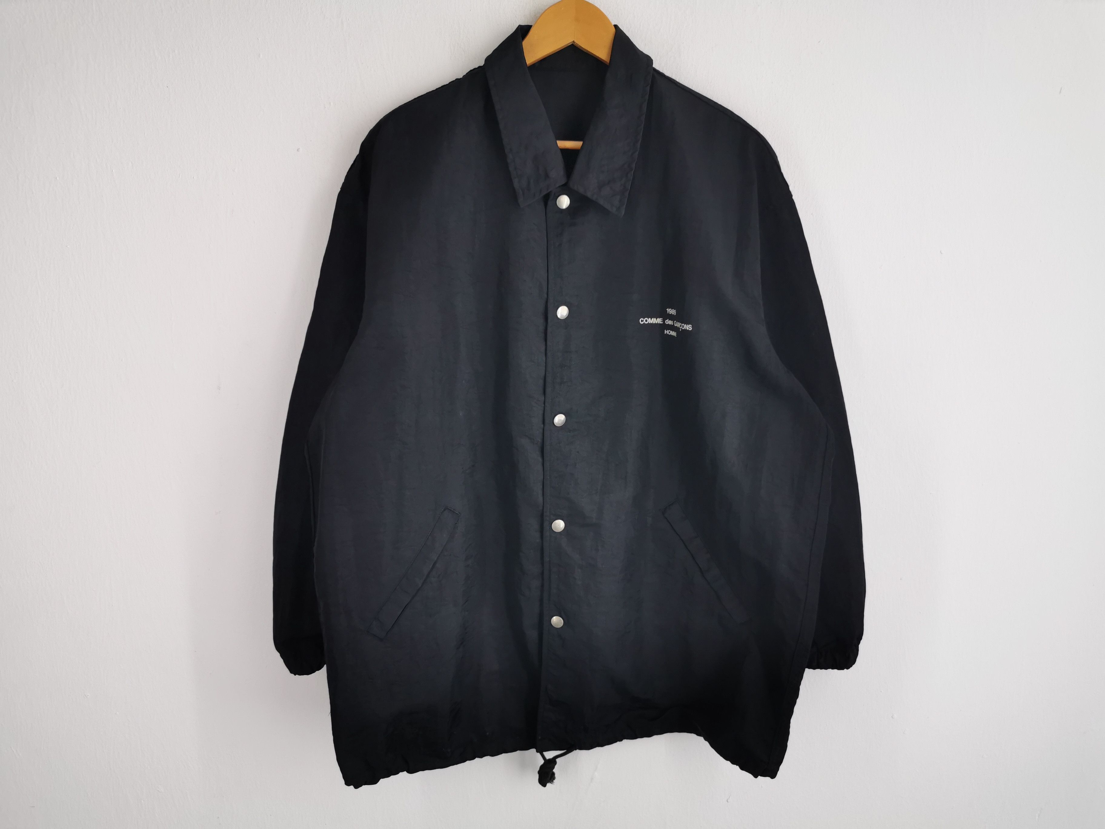 Comme des Garcons Homme VTG 80s Comme des Garcons 1989 Scovill Nylon Windbreaker Size US XL / EU 56 / 4 - 1 Thumbnail