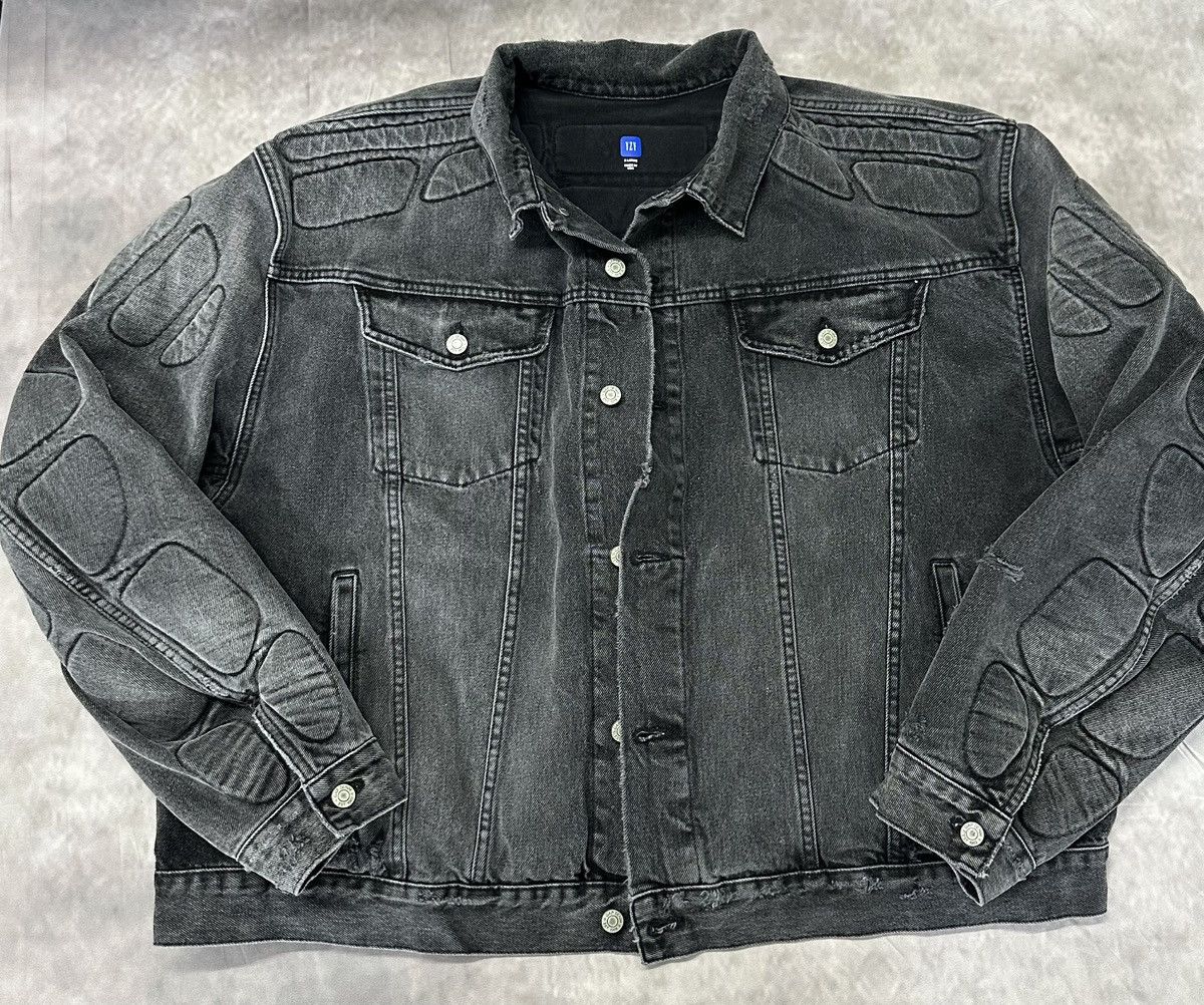 ジャケット・アウター Yeezy gap denim jacket yzy XS grey black Yeezy Gap Engineered By Balenciaga Padded Denim Jacket