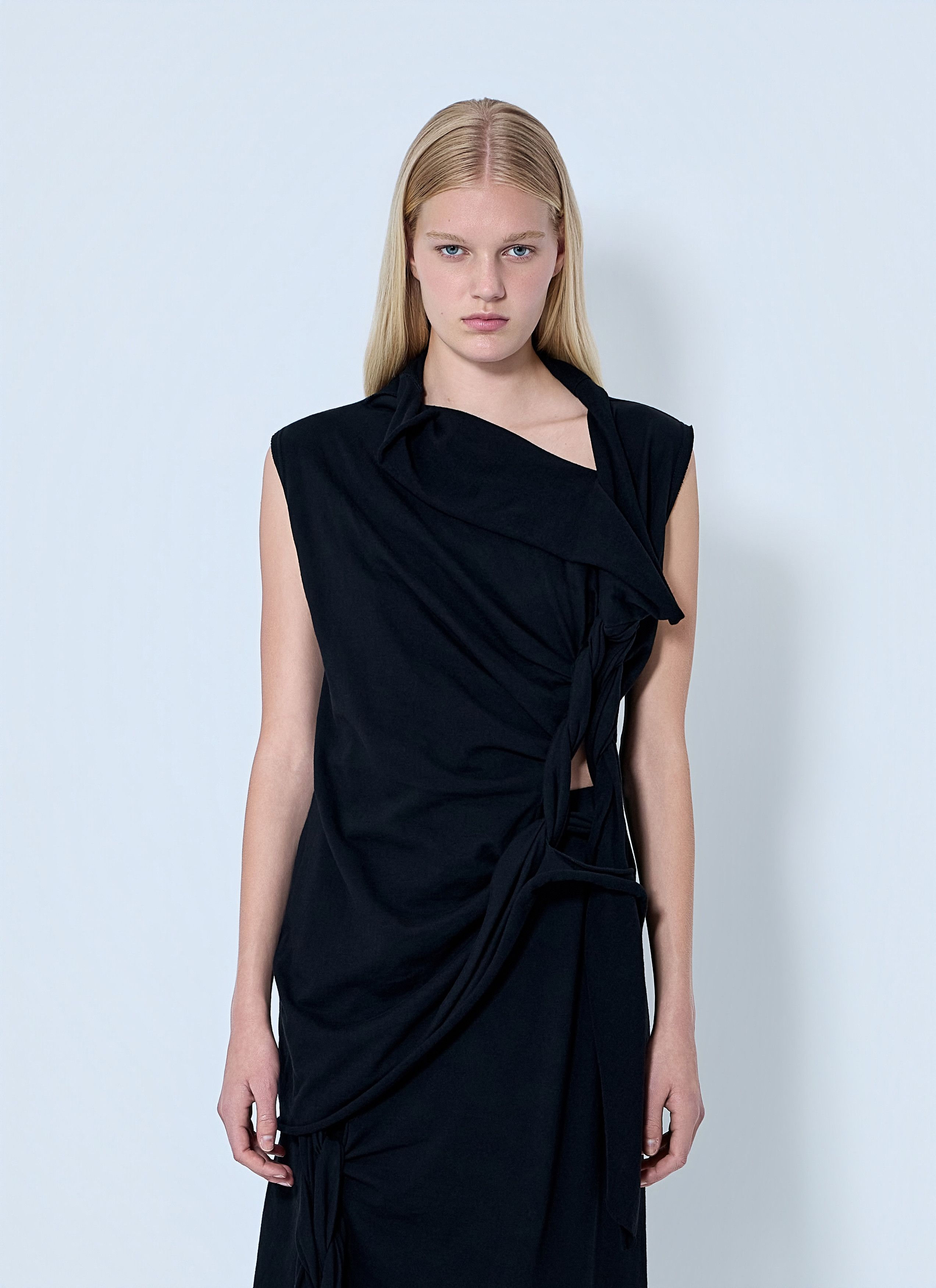 Yohji Yamamoto High Twisted French Terry Braided Top Size M / US 6-8 / IT 42-44 - 1 Thumbnail
