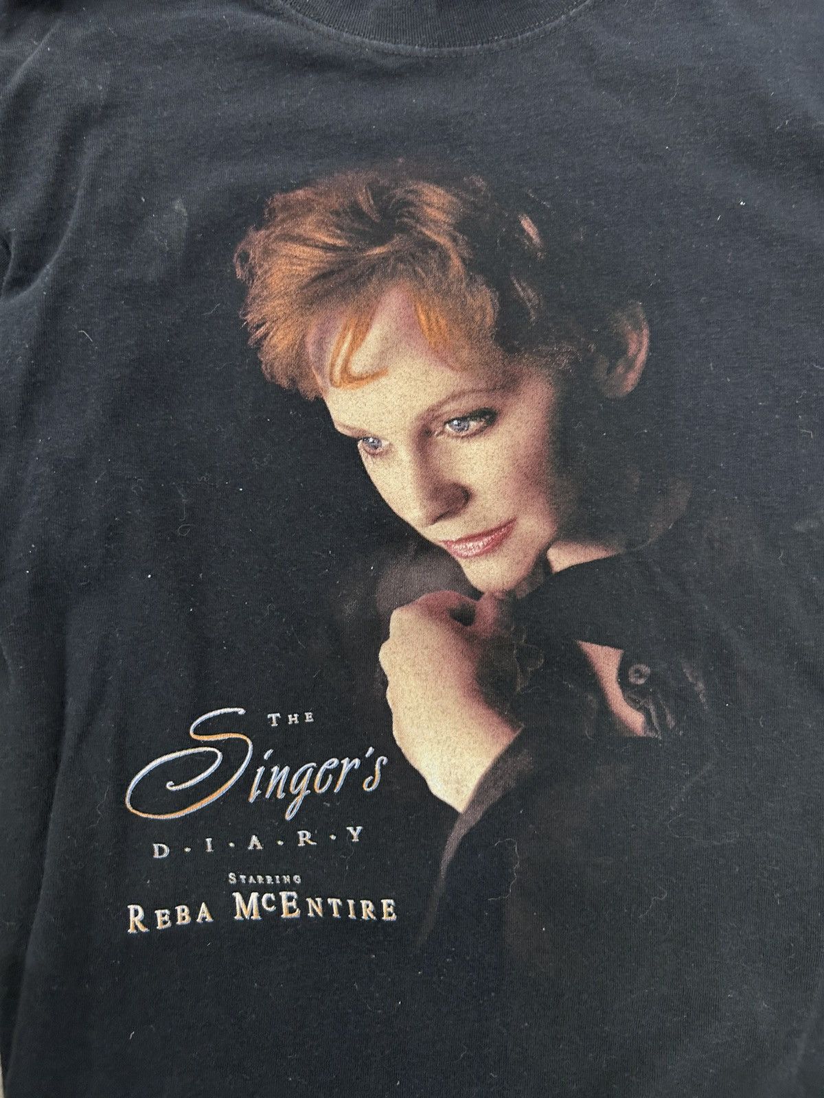 Band Tees Vintage Reba Mcentire Shirt XL Black 90s Singers Diary Size US L / EU 52-54 / 3 - 5 Thumbnail