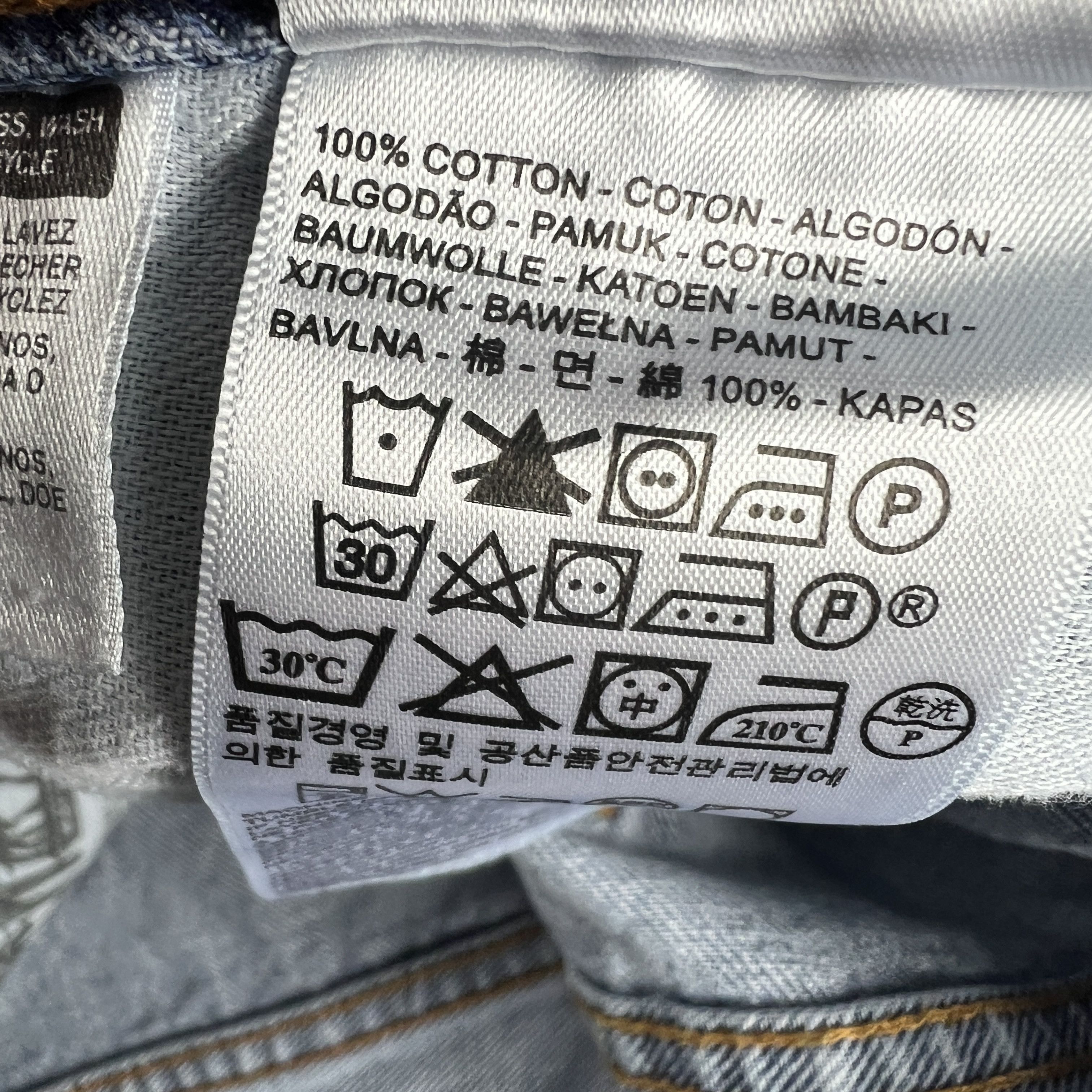 Levi's Levi's Jeans 505 Straight Leg Blue Faded Cotton Denim Size US 32 / EU 48 - 10 Thumbnail