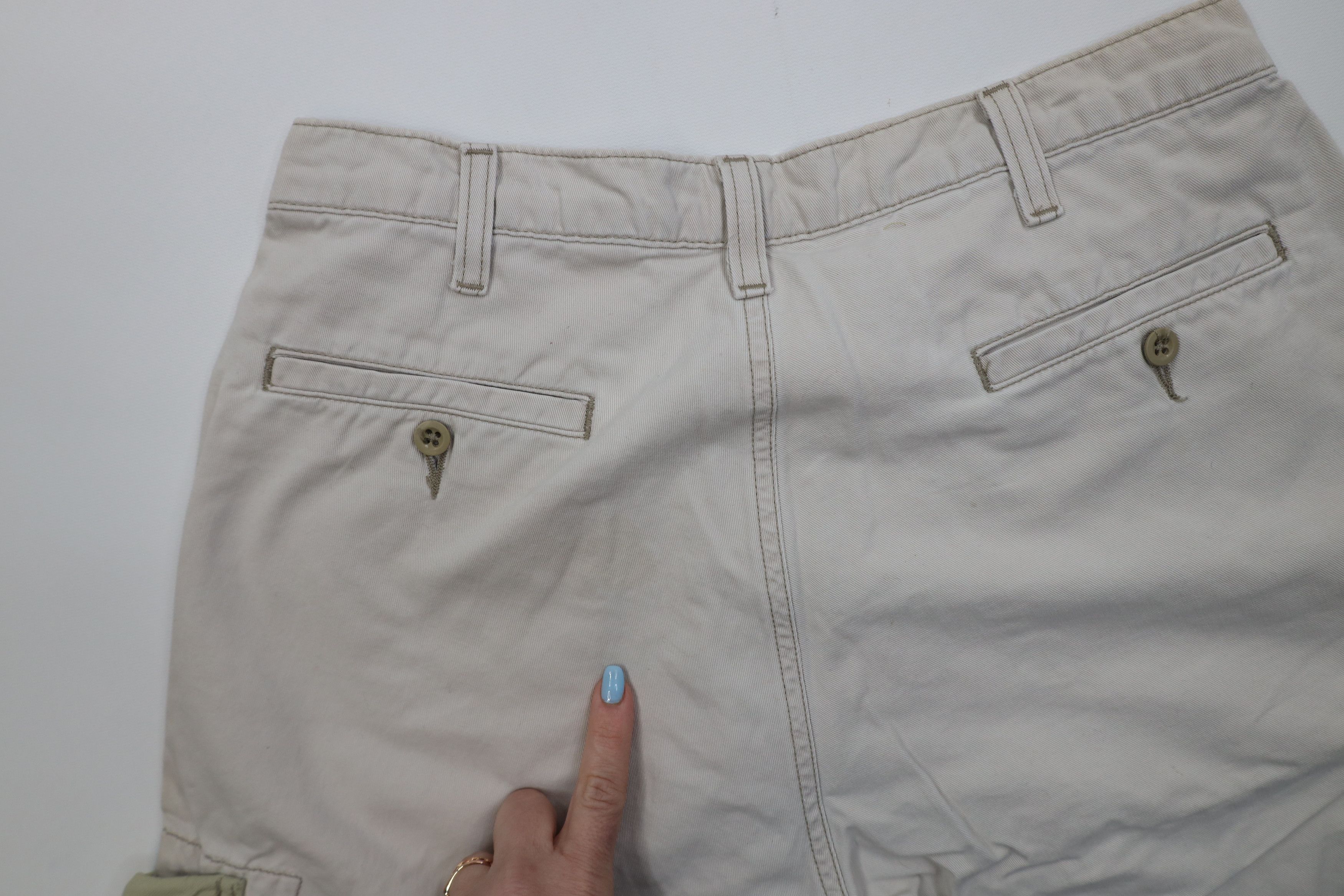 Polo Ralph Lauren Vintage 90s Y2K Ralph Lauren Baggy Bungee Cord Cargo Shorts Size US 30 / EU 46 - 15 Thumbnail