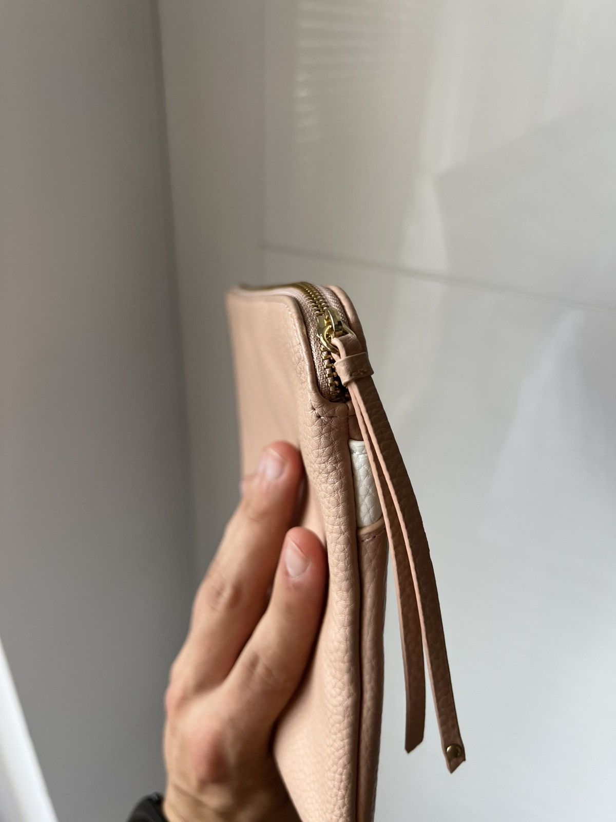 Chloe Chloe Parfum Zip Navy Pink/Beige Clutch Bag Size ONE SIZE - 9 Thumbnail
