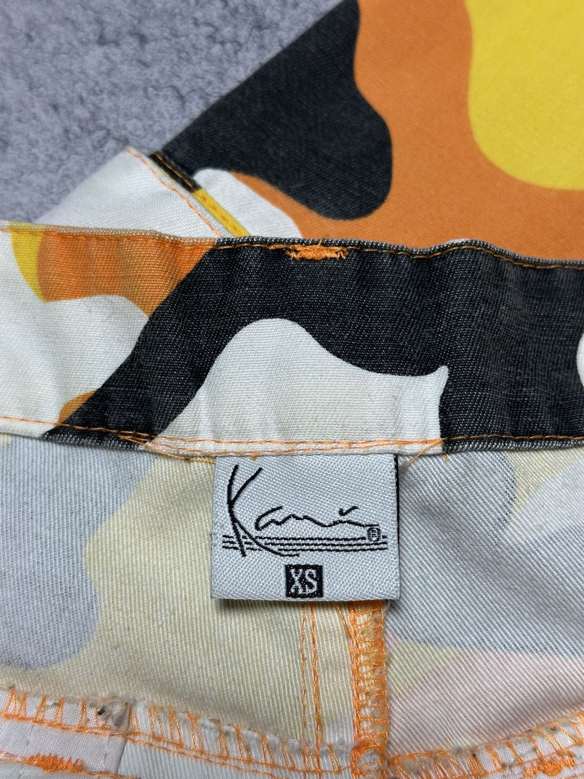 Karl Kani × Vintage Karl Kani Camo Cargo Pants Size US 27 - 7 Thumbnail
