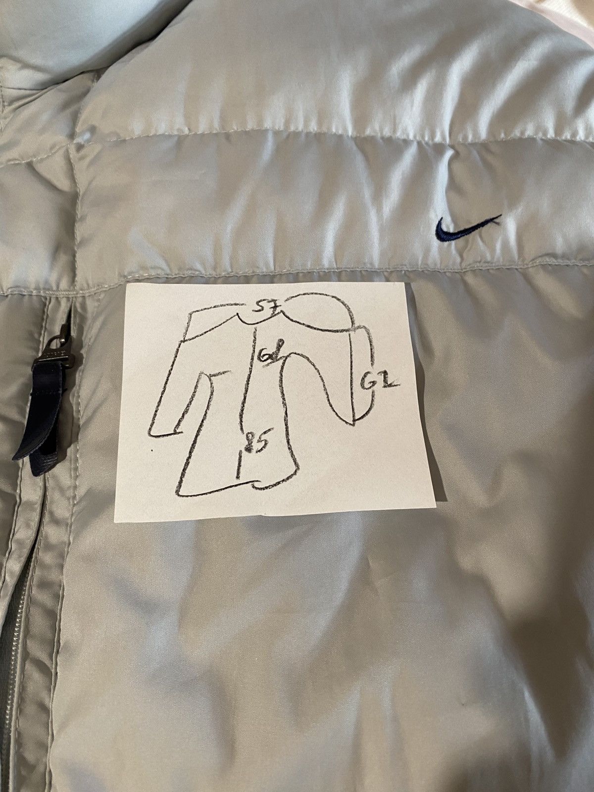 Vintage RARE Vintage 90s NIKE Duck Down Puffer Jacket Size US L / EU 52-54 / 3 - 9 Thumbnail