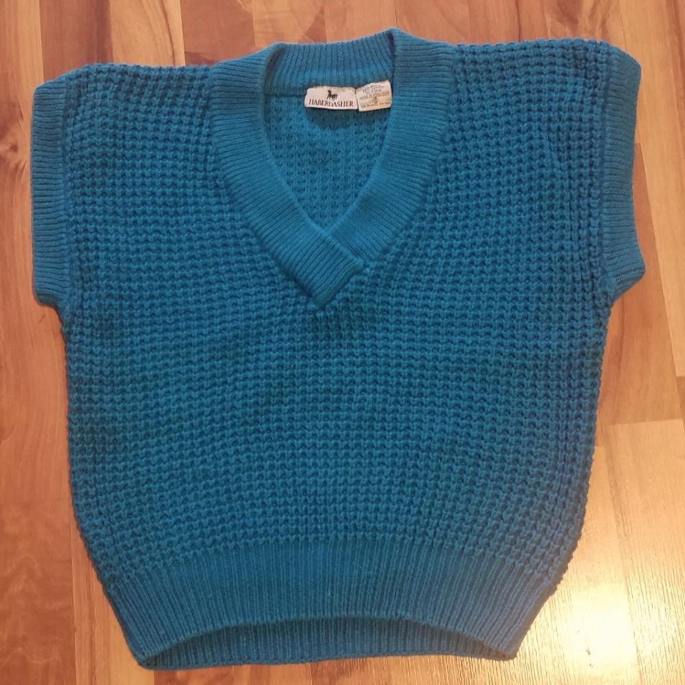 Designer Haberdasher Sweater Vest Size Small Size S / US 4 / IT 40 - 1 Thumbnail