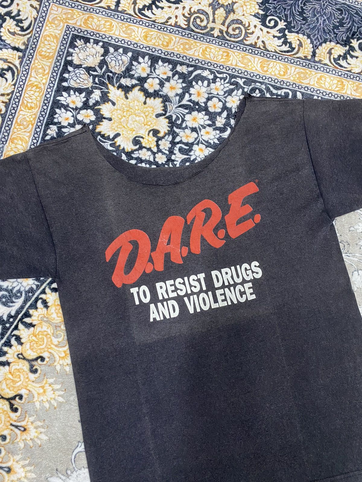 D.A.R.E × Vintage VINTAGE DISTRESS D.A.R.E 90s RARE TEE Size M / US 6-8 / IT 42-44 - 3 Thumbnail