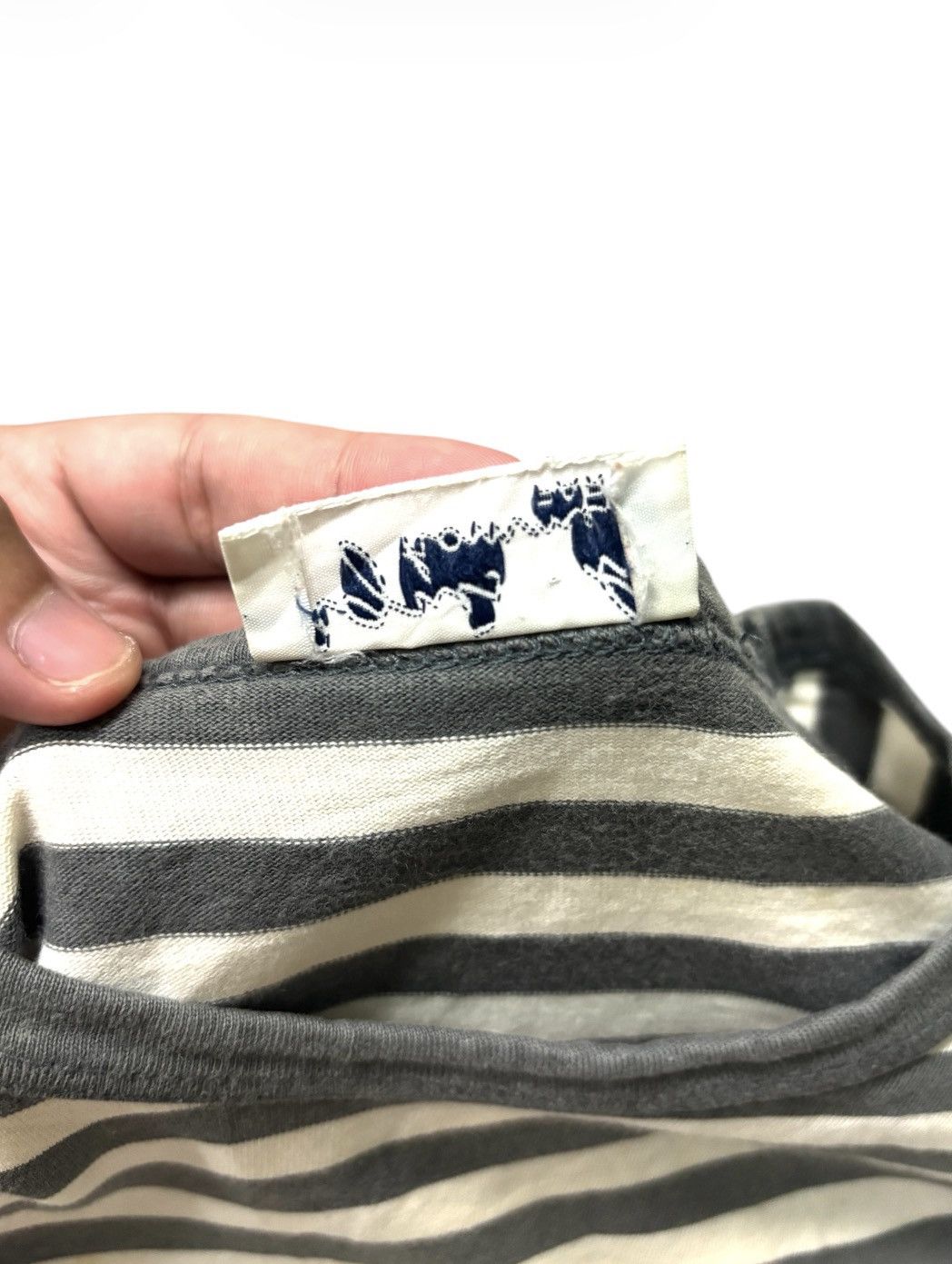 agnes b. VINTAGE AGNES B. STRIPE LONGSLEEVE TEE💥 Size US M / EU 48-50 / 2 - 15 Thumbnail